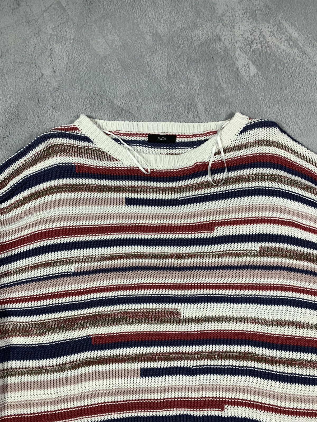 Vintage Vintage Y2K style striped Japanese sweater street wear XL Size XL / US 12-14 / IT 48-50 - 4 Thumbnail