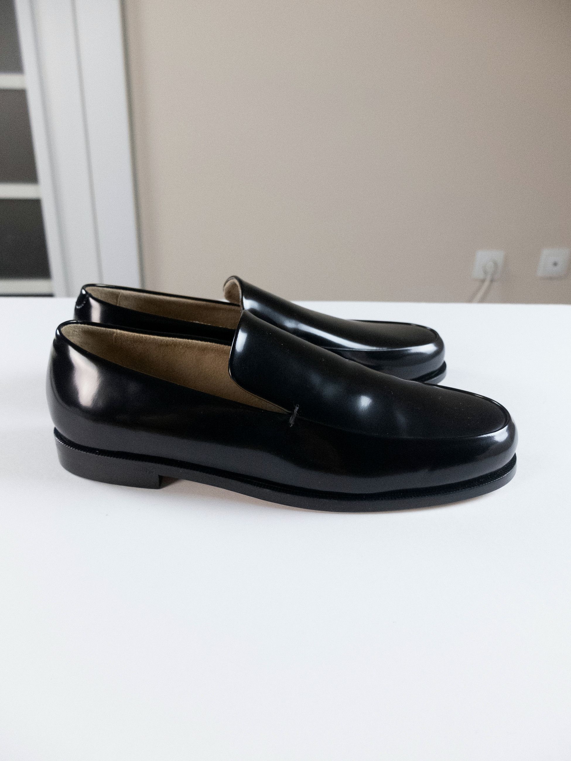 KHAITE KHAITE The Alessio black polished leather loafers 10 40 Size US 10 / IT 40 - 6 Thumbnail
