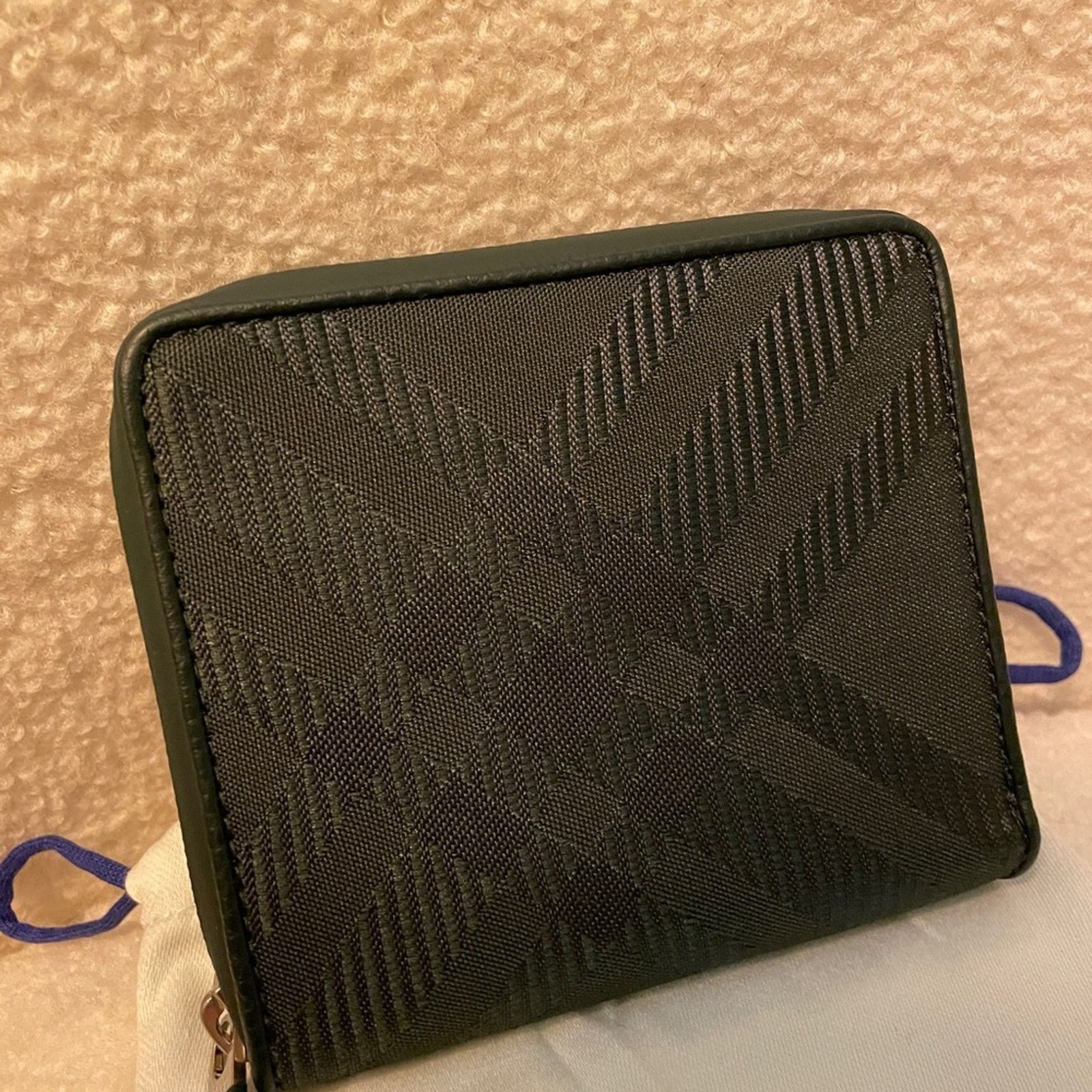 Burberry Burberry Black Checkered Wallet Size ONE SIZE - 4 Thumbnail