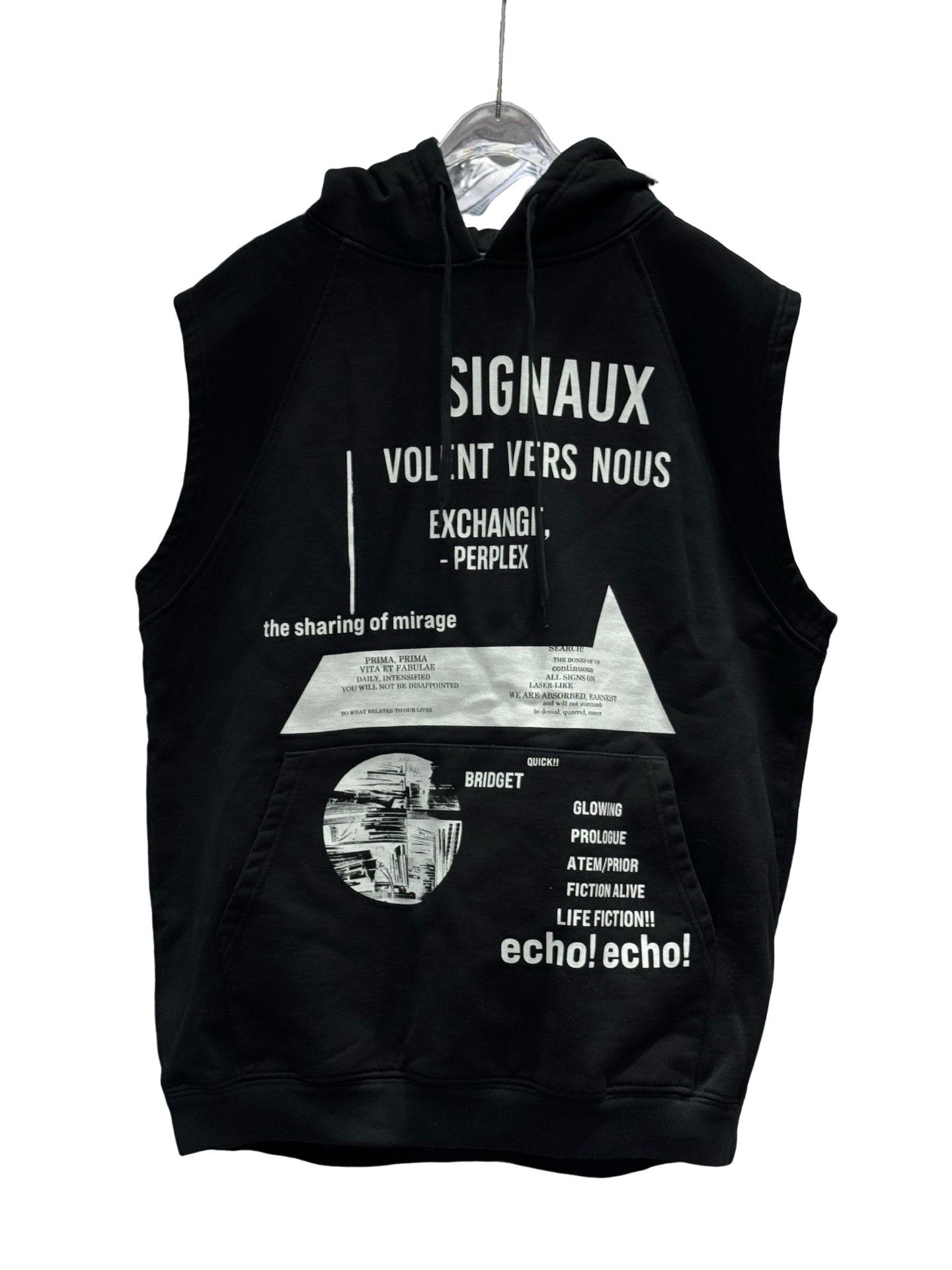 Prada Prada Graphic Sleeveless Hoodie Size M Size US M / EU 48-50 / 2 - 1 Thumbnail