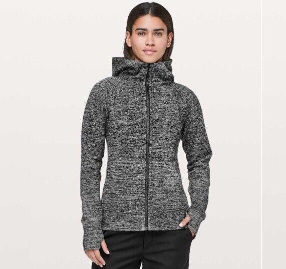 Designer Lululemon Scuba Hoodie Cotton Fleece Heathered Core Grey 8 Size M / US 6-8 / IT 42-44 - 1 Thumbnail