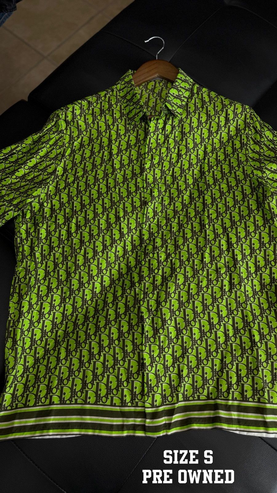 Dior Dior Silk Button Up Green Size 39/M $1750 Retail Exlusive Size US M / EU 48-50 / 2 - 11 Thumbnail