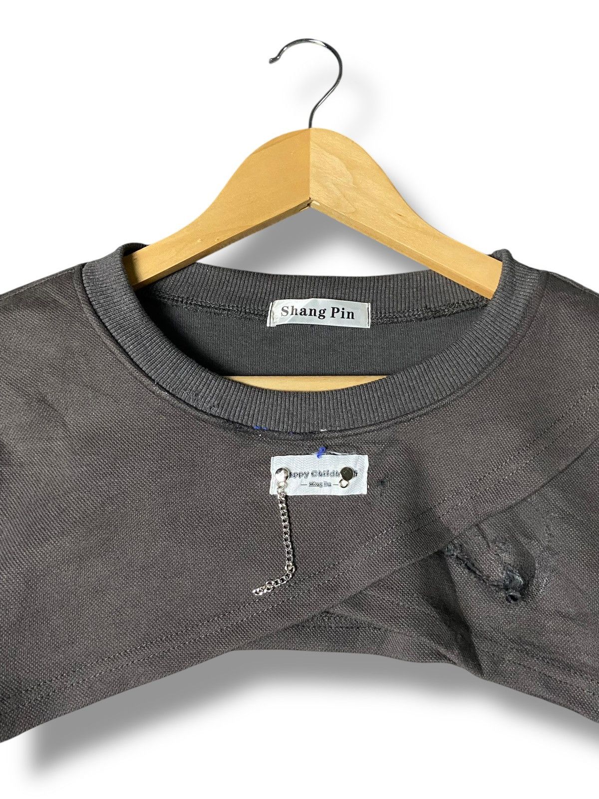 Japanese Brand SHANG PIN Brand Korean Style Crop Top (142) Size XS / US 0-2 / IT 36-38 - 4 Thumbnail