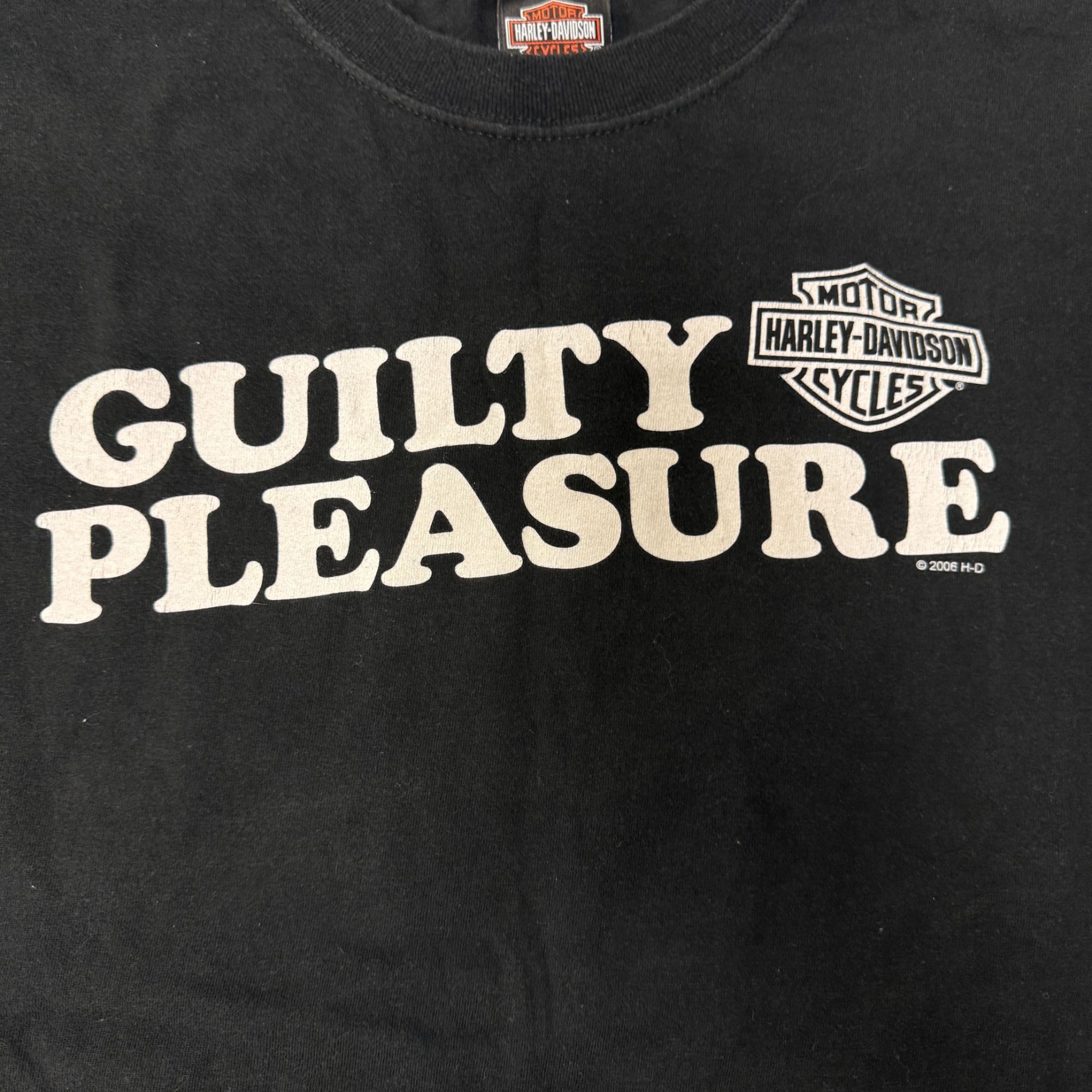 Harley Davidson H-D GUILTY PLEASURE Motorcycle Rio Grand Valley TEXAS Biker Size US XXL / EU 58 / 5 - 3 Thumbnail