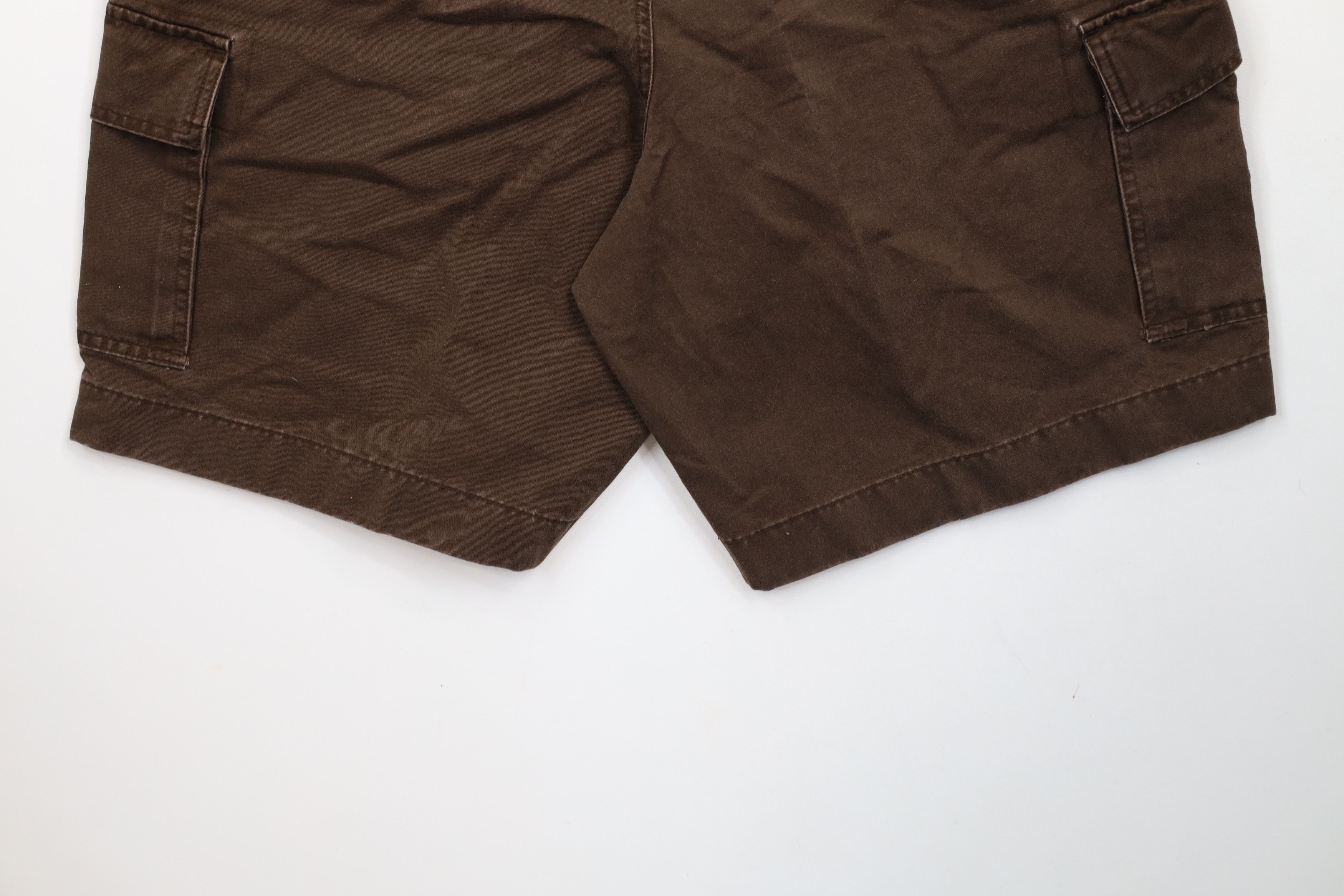 Gap × Vintage Vintage Gap Above Knee Heavyweight Cargo Shorts Brown Cotton Size US 36 / EU 52 - 14 Thumbnail