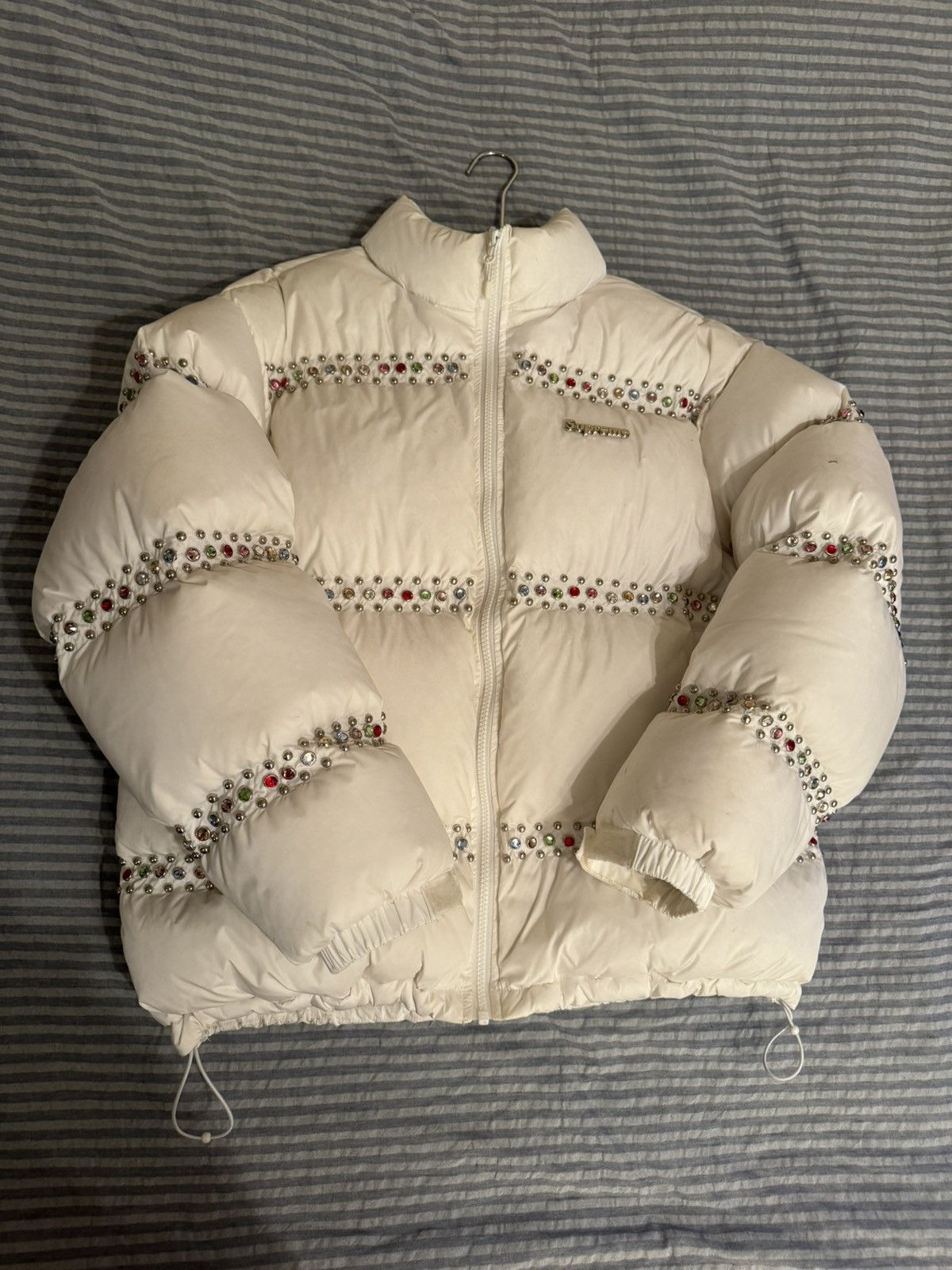 Supreme B.B. SIMON X SUPREME studded puffer jacket | Grailed