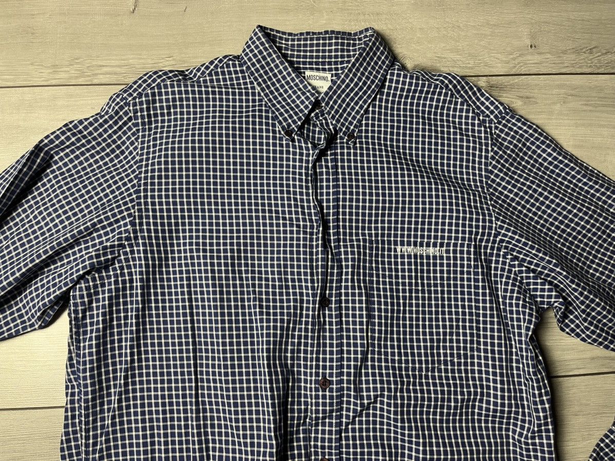 Moschino Moschino shirt nova check size XLarge Size US XL / EU 56 / 4 - 3 Thumbnail