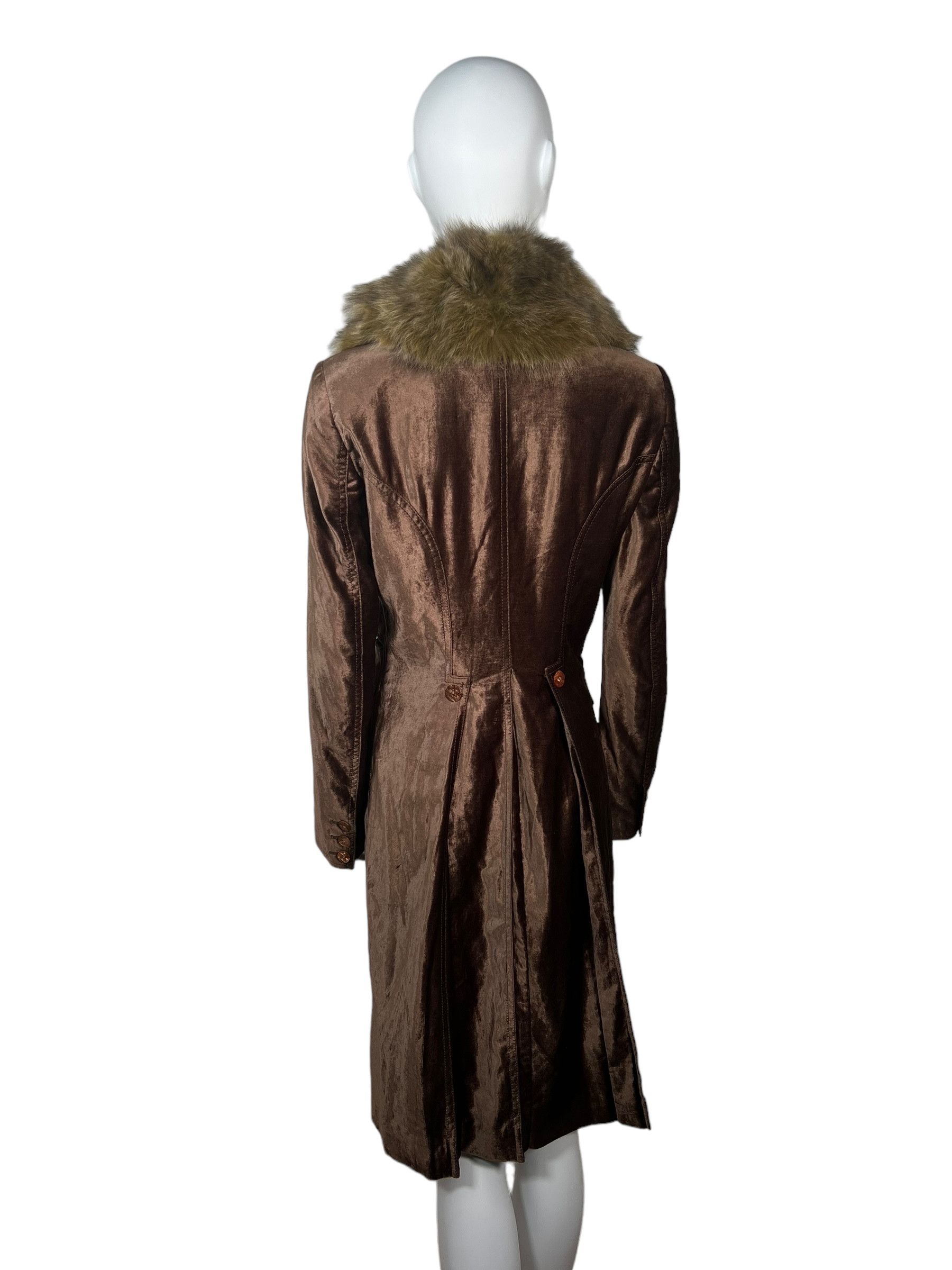 plein sud Plein Sud by Fayçal Amor Satin & Coyote Coat Size L / US 10 / IT 46 - 3 Thumbnail