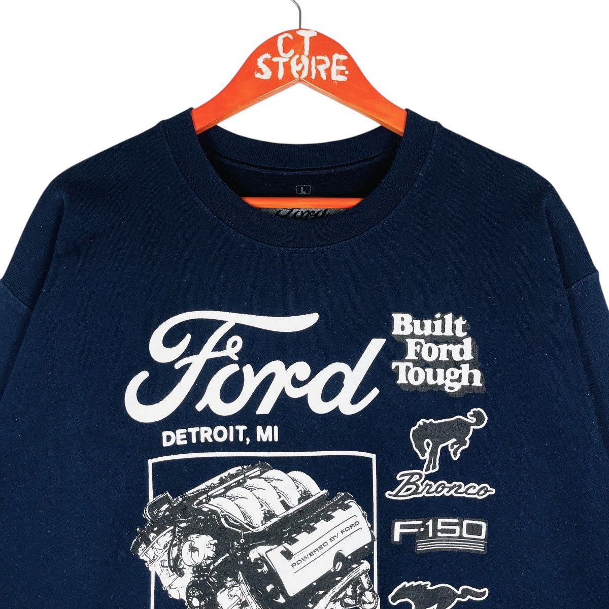 Ford Ford Built Tough Crewneck Sweatshirt Size L Size US L / EU 52-54 / 3 - 3 Thumbnail