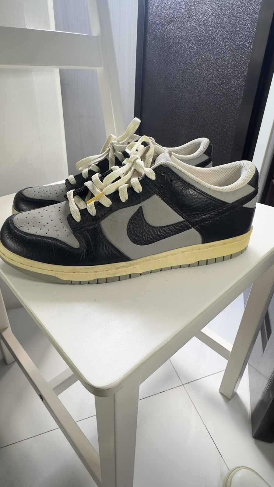 Nike Nike Dunk Low OG Medium Gray Black Cashmere Size US 10 / EU 43 - 2 Thumbnail