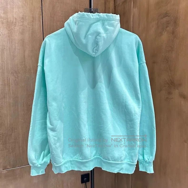 Balenciaga Balenciaga Distressed Zip Hoodie. Size US S / EU 44-46 / 1 - 2 Thumbnail