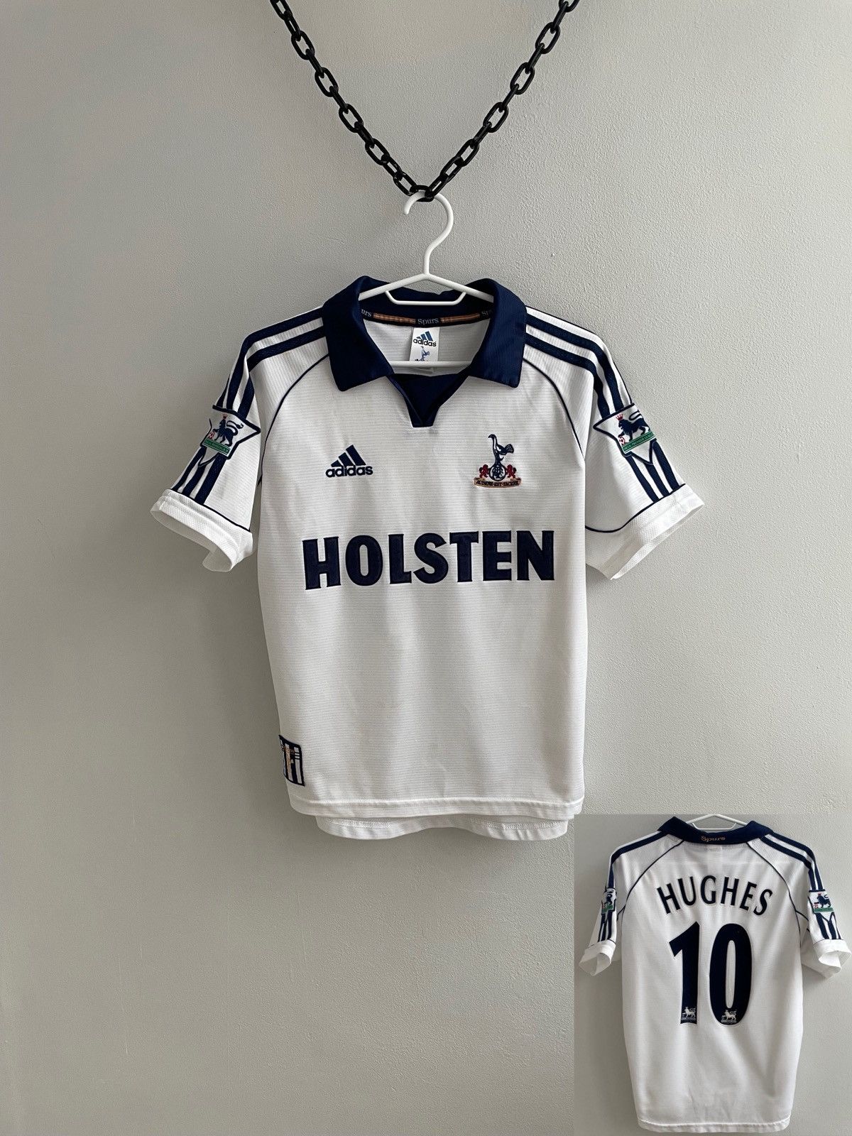 Adidas Tottenham Hotspur 1999 2000 2001 Football Shirt Socer Jersey Size US XS / EU 42 / 0 - 1 Thumbnail