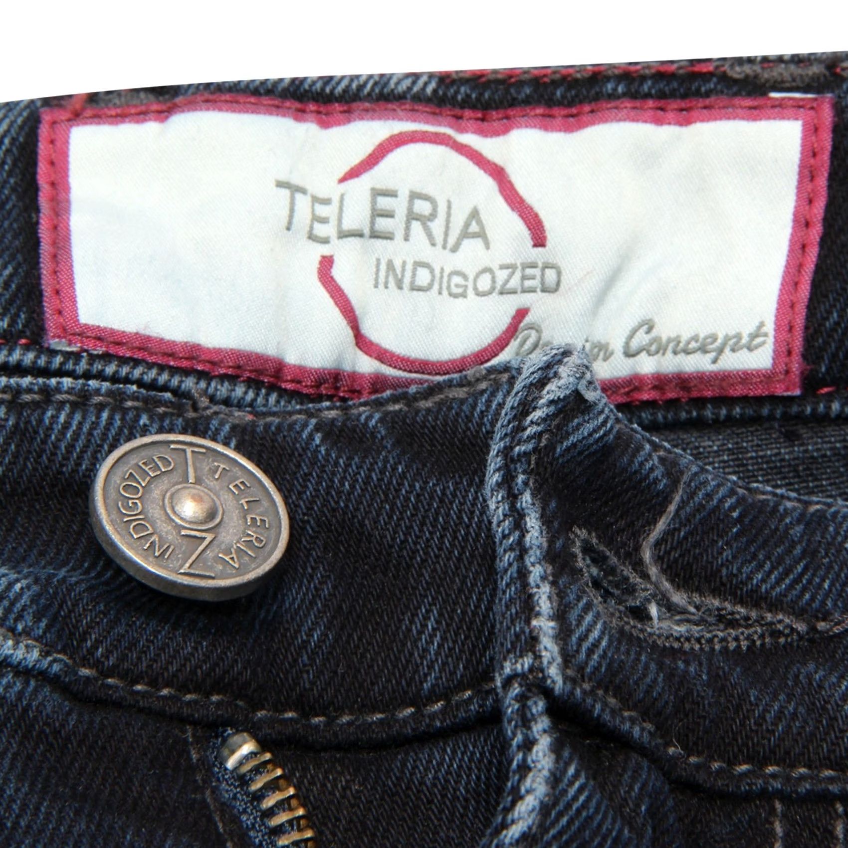 Indigo TELERIA ZED Jeans Mens 38 Slim TROUSERS INDIGO BLUE N1034 Size US 38 / EU 54 - 4 Thumbnail