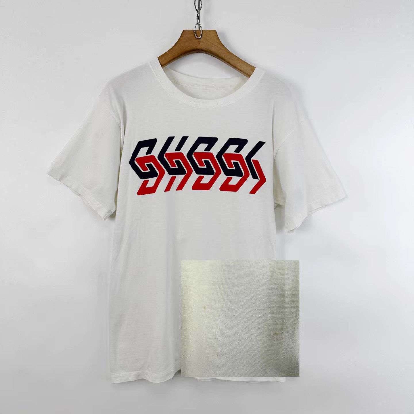 Gucci Gucci White Interlocking G Mirror Logo Short Sleeve K12 Size US XS / EU 42 / 0 - 5 Thumbnail