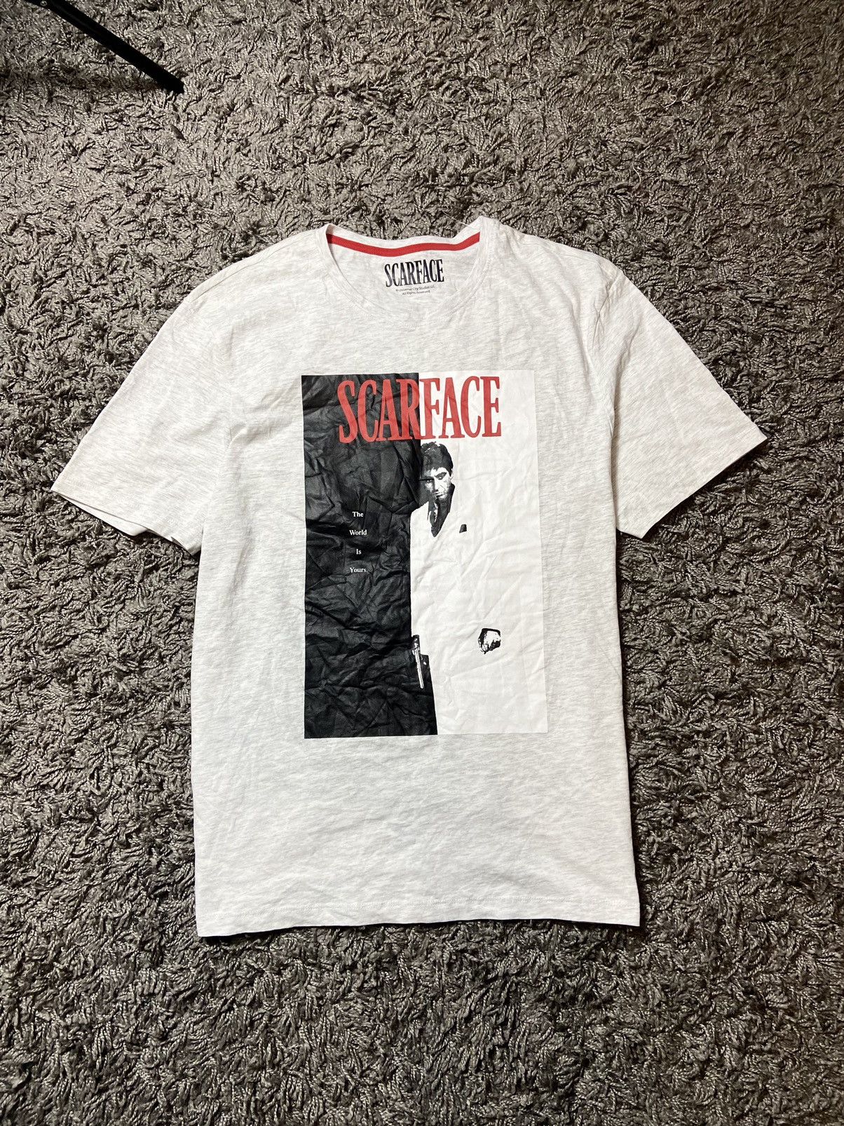 Vintage SCARFACE VINTAGE PRINTED LEGENDARY GREY ADULT T-SHIRT Size US XL / EU 56 / 4 - 1 Thumbnail