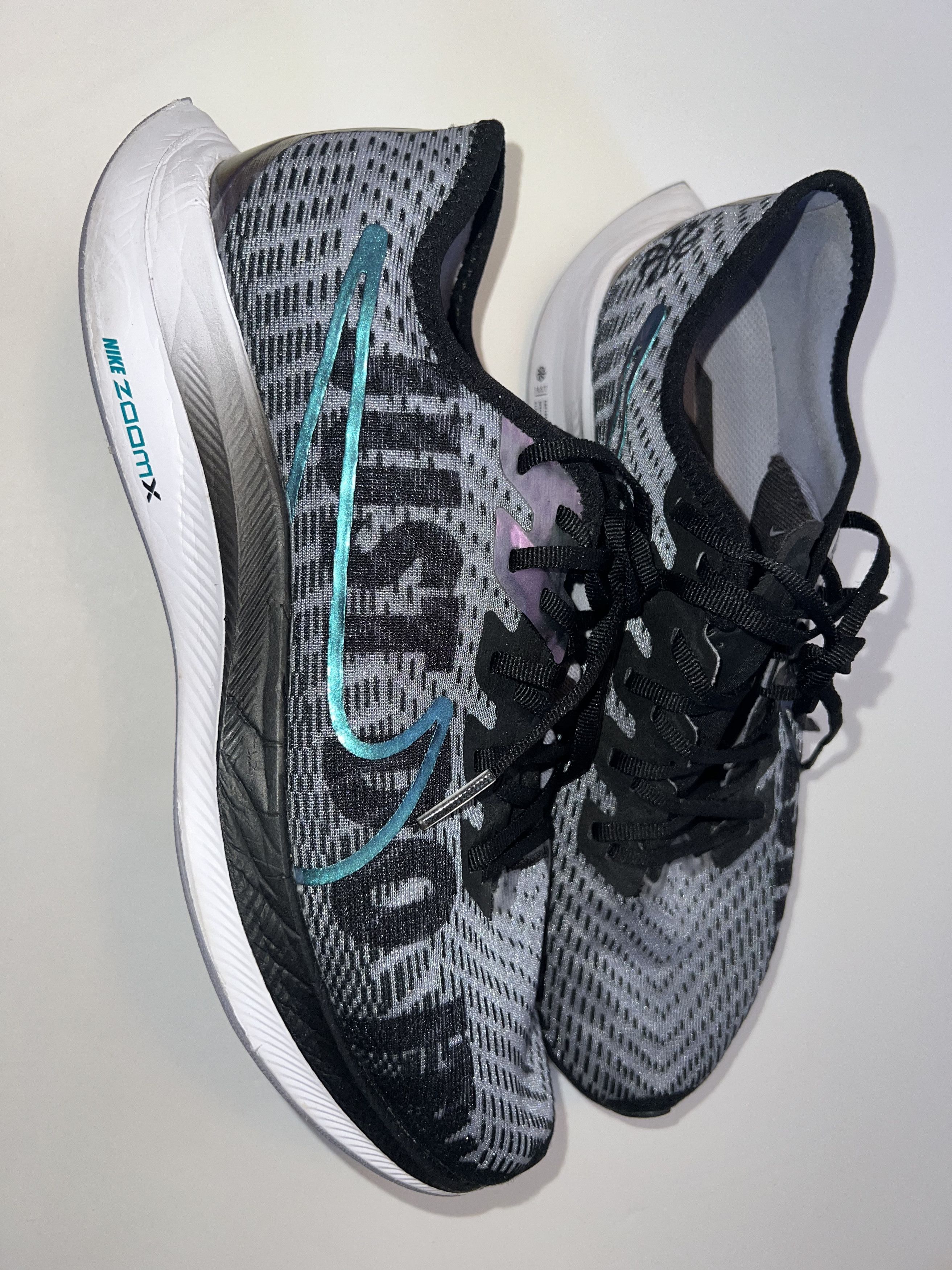 Nike Wmns Zoom Pegasus Turbo 2 Rise 'Midnight Turquoise' Size US 10 / IT 40 - 3 Thumbnail