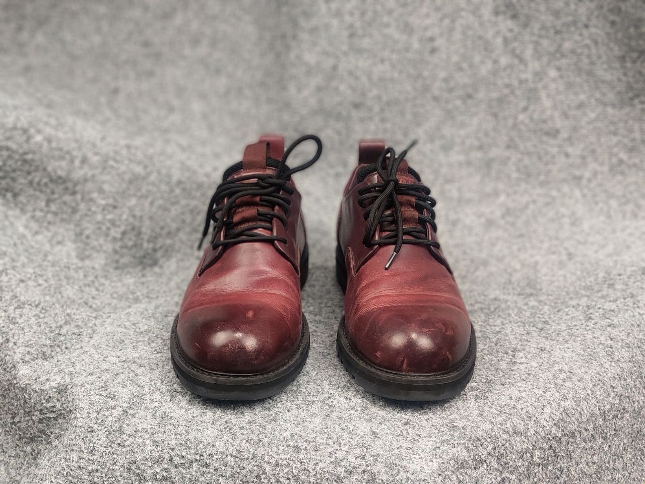 G-Star G Star Raw Dark Burgundy Leather Derby Shoes Avant Garde Size US 11 / EU 44 - 5 Thumbnail