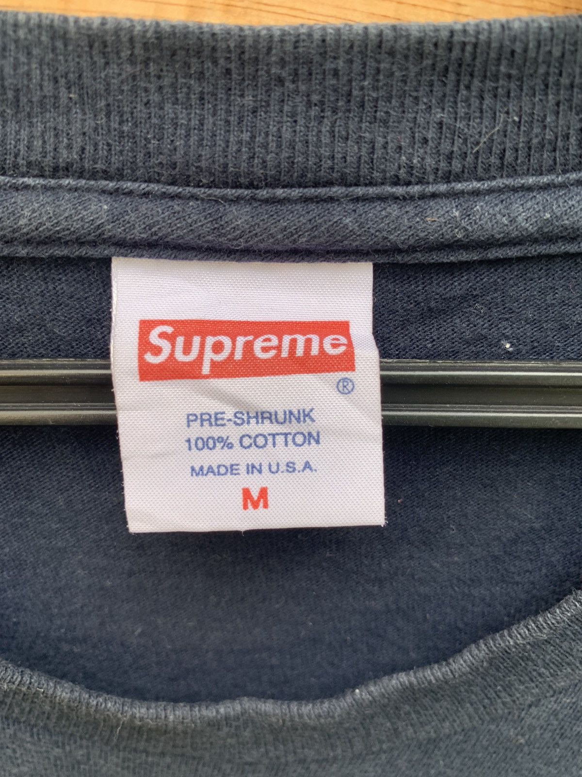 Supreme Distressed Faded Supreme Nicholson Tee 2015 Size US M / EU 48-50 / 2 - 16 Thumbnail