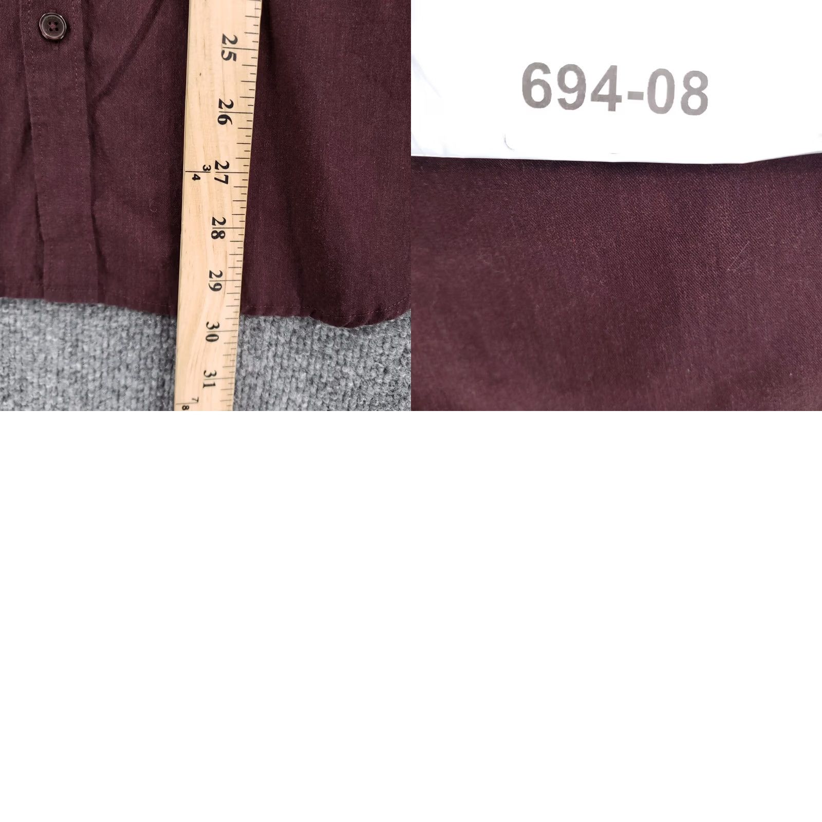 Calvin Klein Calvin Klein Shirt Mens L Large Casual Button-Up Red Pocket Long Sleeves Cotton Size US L / EU 52-54 / 3 - 8 Thumbnail