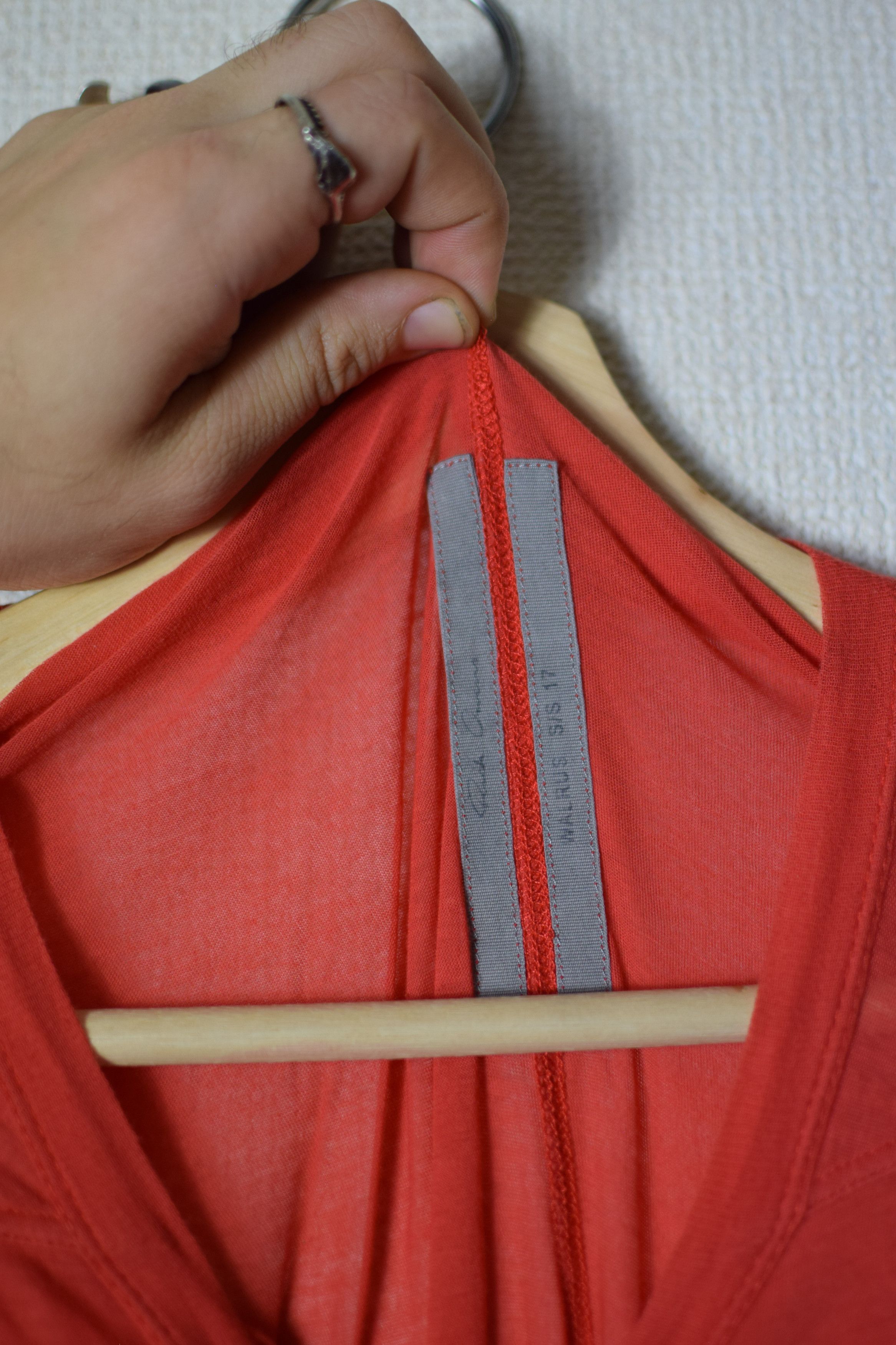 Rick Owens Rick Owens SS17 Red Longsleeve - RU17S9266-UC Size US M / EU 48-50 / 2 - 6 Thumbnail