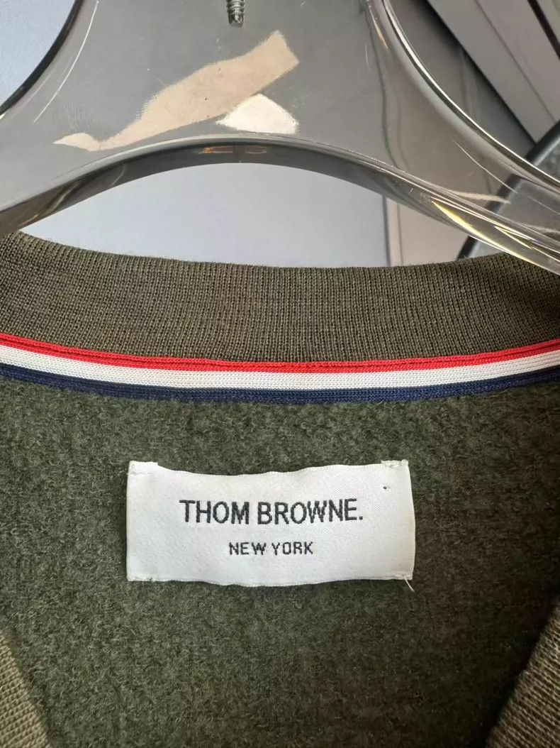 Thom Browne Thom Browne Military green hoodie Size US M / EU 48-50 / 2 - 3 Thumbnail