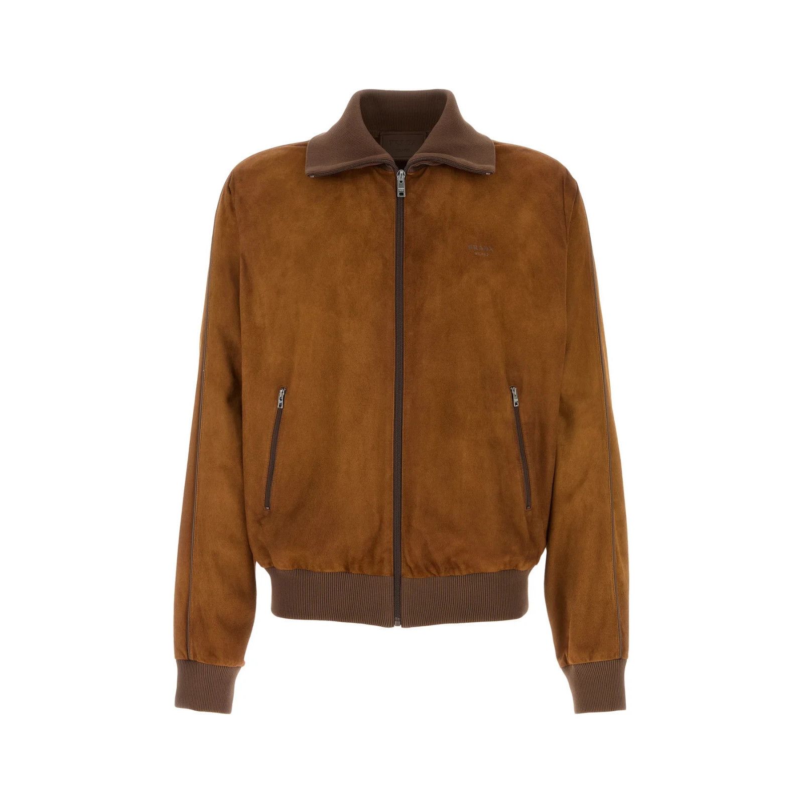 Prada PRADA Caramel Suede Jacket New & Authentic (Men's size:50;) Size US M / EU 48-50 / 2 - 1 Thumbnail