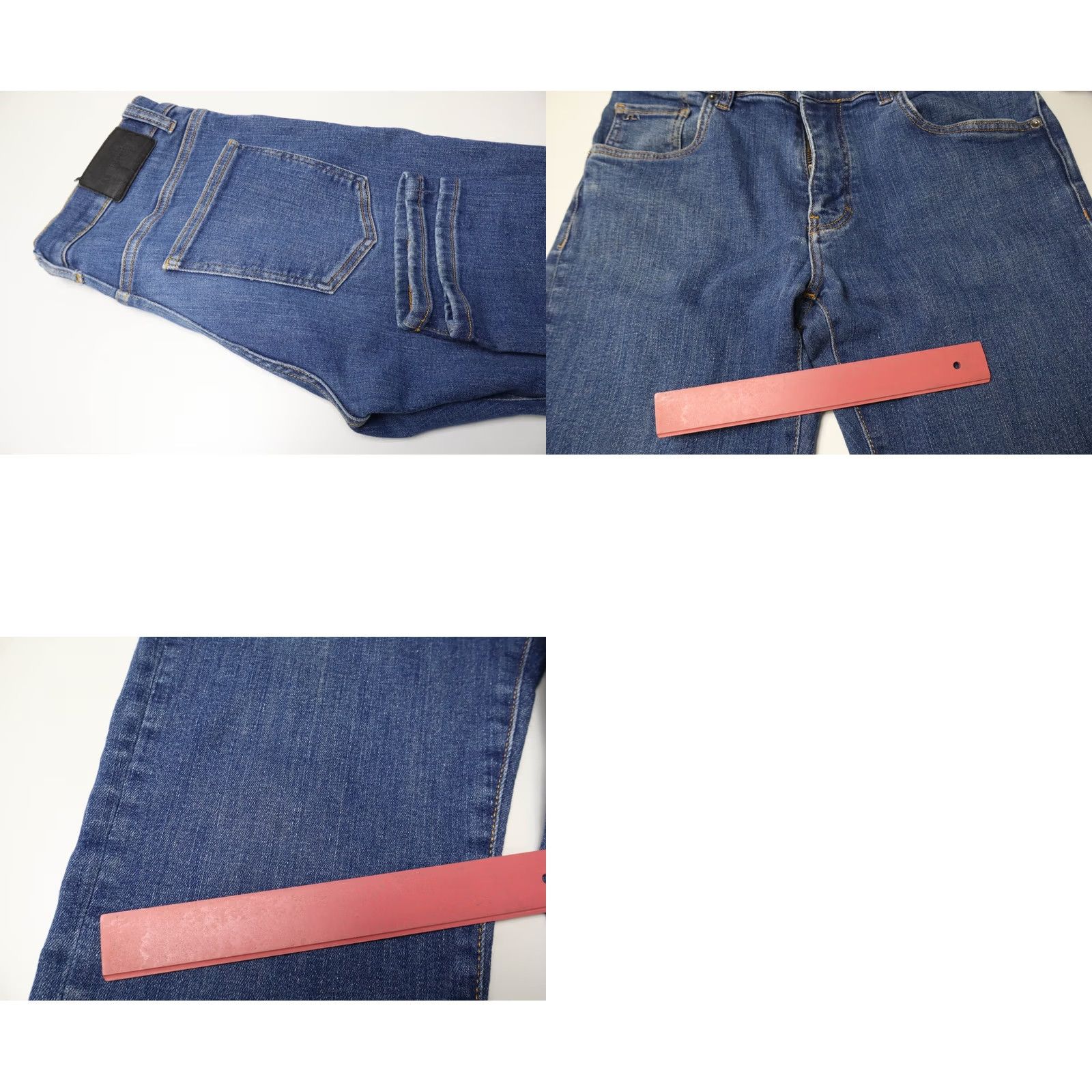 J.Lindeberg J.LINDEBERG Jay Slim Fit Jeans Men's W32/L34 Zip Fly Blue Denim 5-Pocket Stretch Slim Fit Logo Size US 32 / EU 48 - 8 Thumbnail
