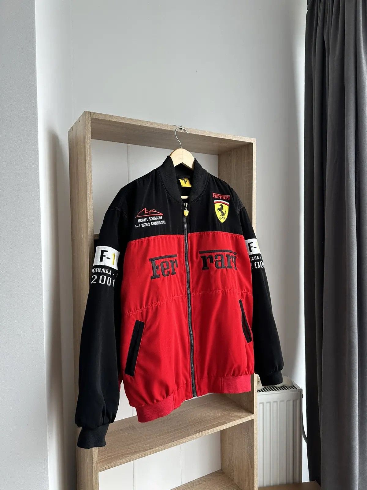 Ferrari × Formula 1 Vintage Ferrari Racing Red Formula Uno Jacket Size US M / EU 48-50 / 2 - 10 Thumbnail