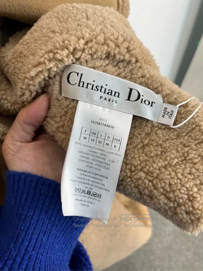 Dior Dior Fur integrated embroidered logo long-sleeved woollen Size XS / US 0-2 / IT 36-38 - 4 Thumbnail