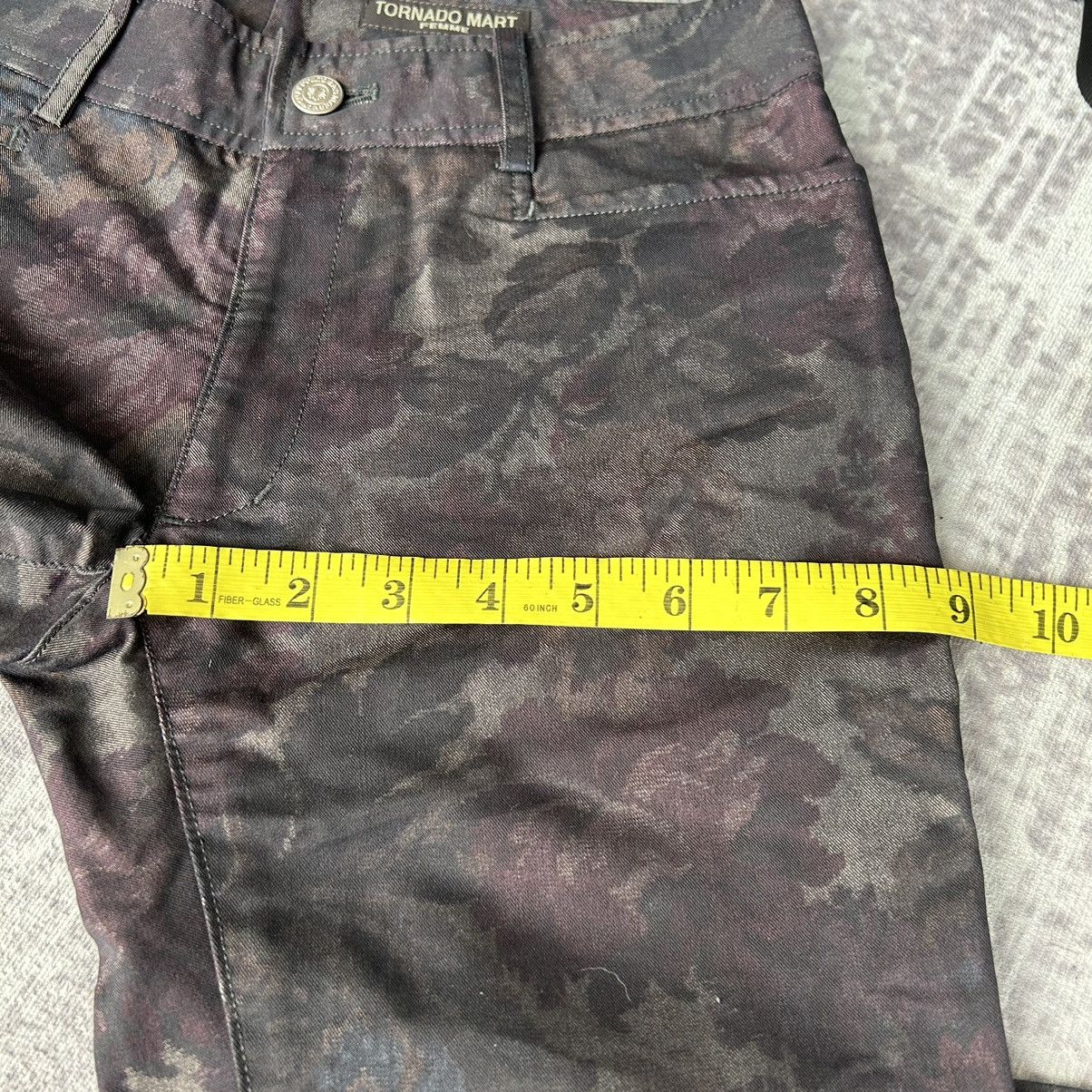Tornado Mart Tornado Mart Flower Flared Pants Size US 27 - 20 Thumbnail