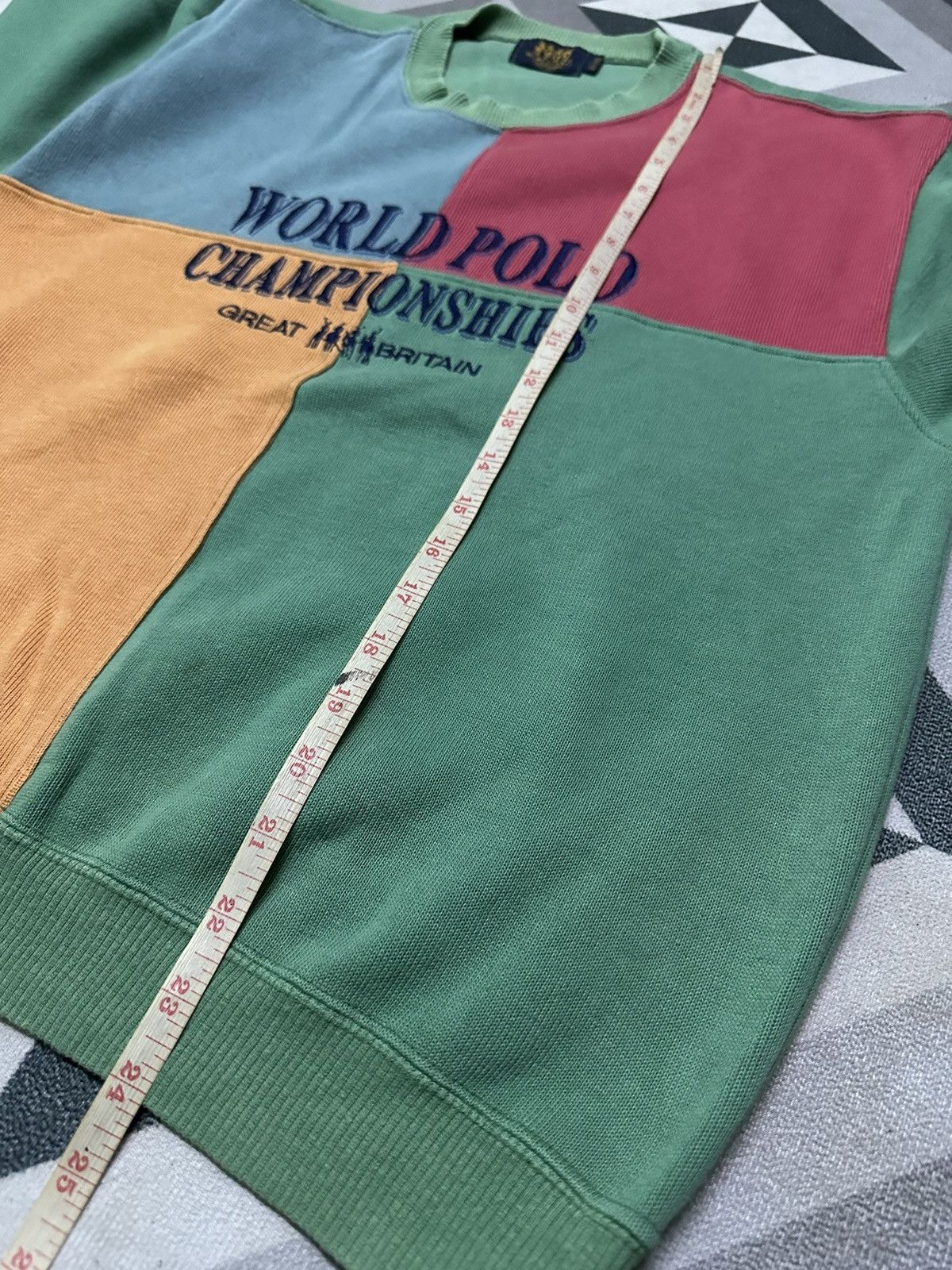 Polo Ralph Lauren world Polo championship great britain multicolor sweatshirt Size US M / EU 48-50 / 2 - 9 Thumbnail