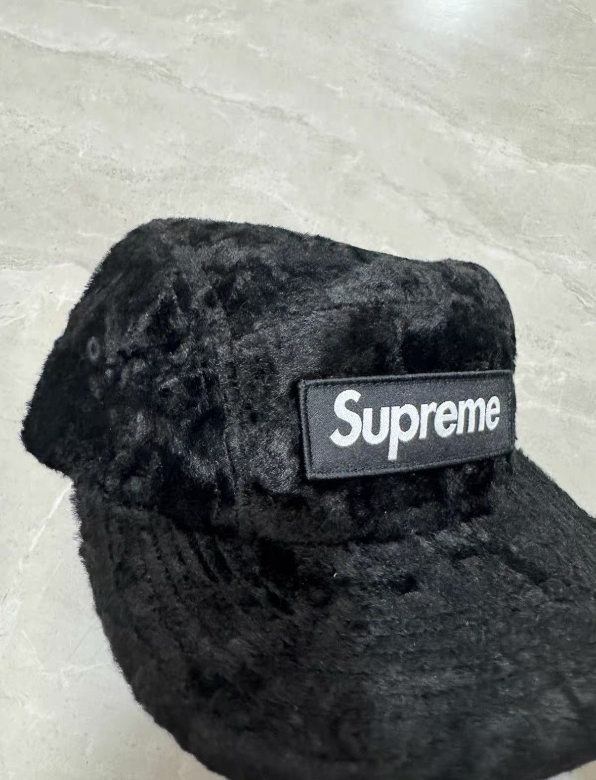 Supreme Supreme®/GOODENOUGH Crushed Rayon Pile Camp Cap J34 Size ONE SIZE - 2 Thumbnail