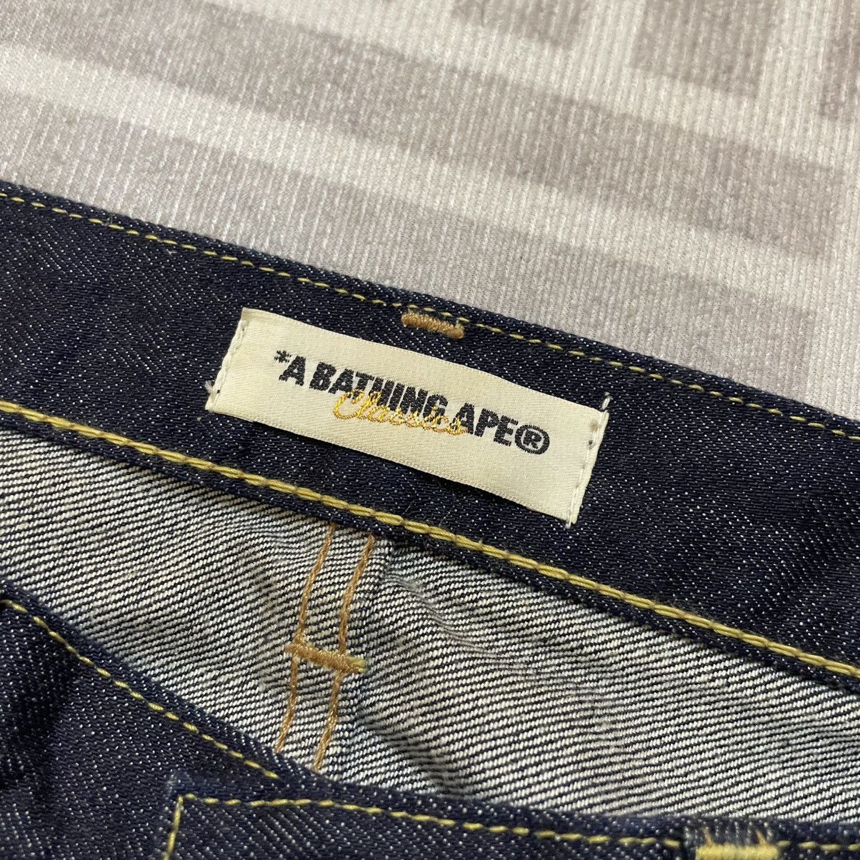 Bape BAPE Bathing Ape Denim Shorts Size US 33 - 7 Thumbnail