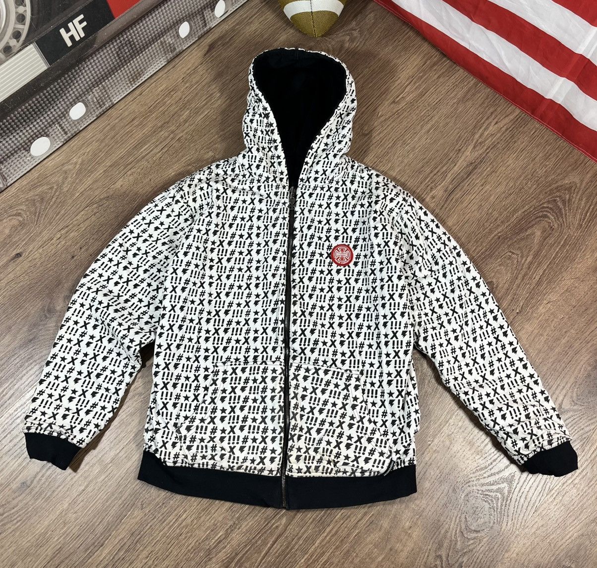 Independent Truck Co. Y2K Reversible Zip-Up Hoodie Independent Logo Graphic Print Size US S / EU 44-46 / 1 - 11 Thumbnail