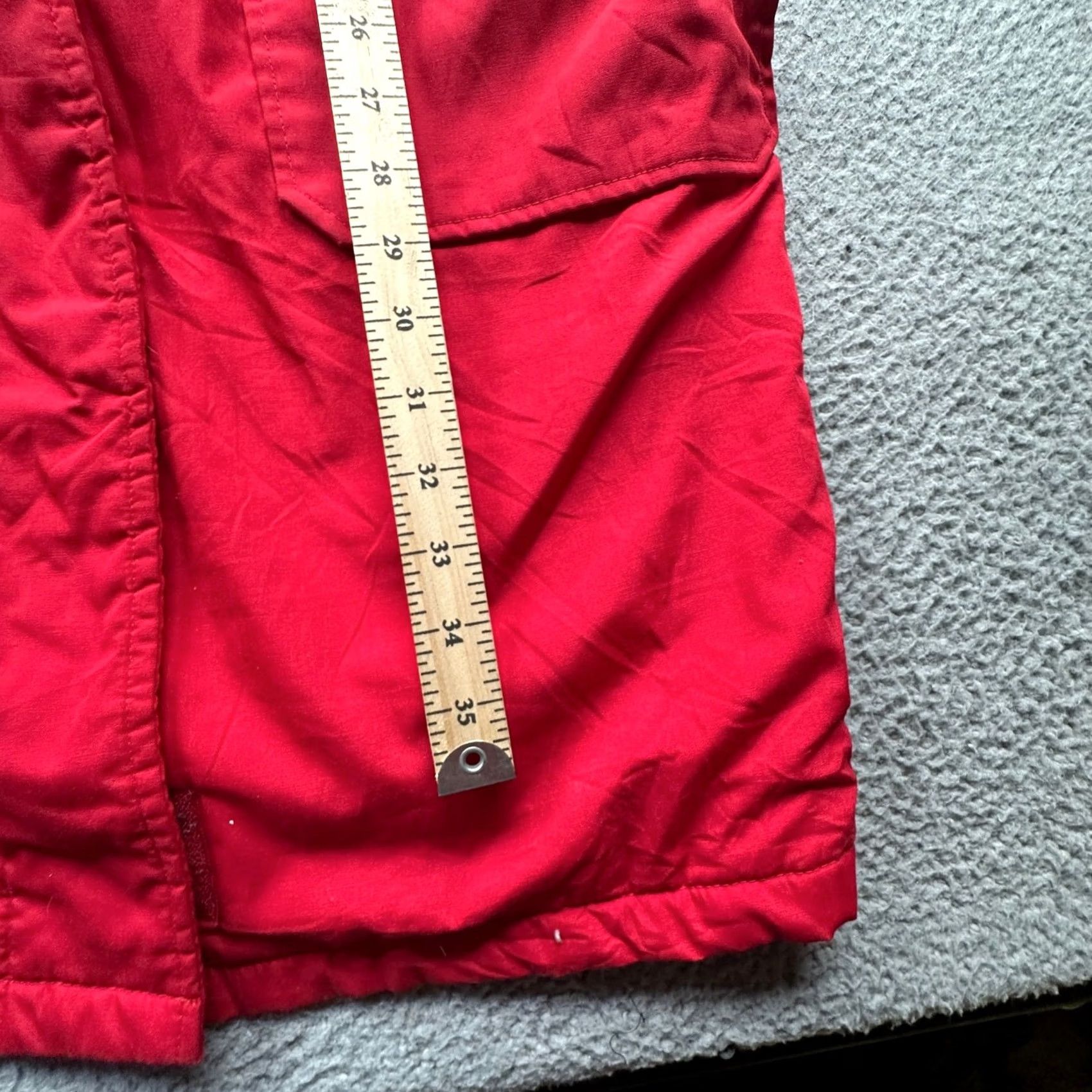 Vintage VINTAGE Woolrich Long Hooded Parka Jacket Womens Large Red Wool Plaid Lined Size L / US 10 / IT 46 - 6 Thumbnail