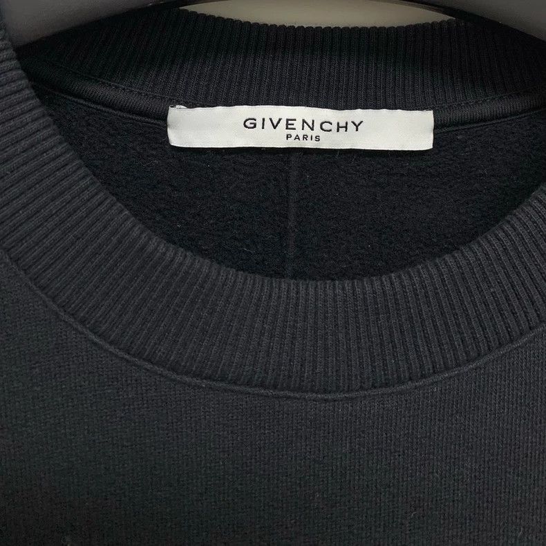 Givenchy Givenchy Classic Black Round Neck Sweatshirt with Special Size US XS / EU 42 / 0 - 2 Thumbnail