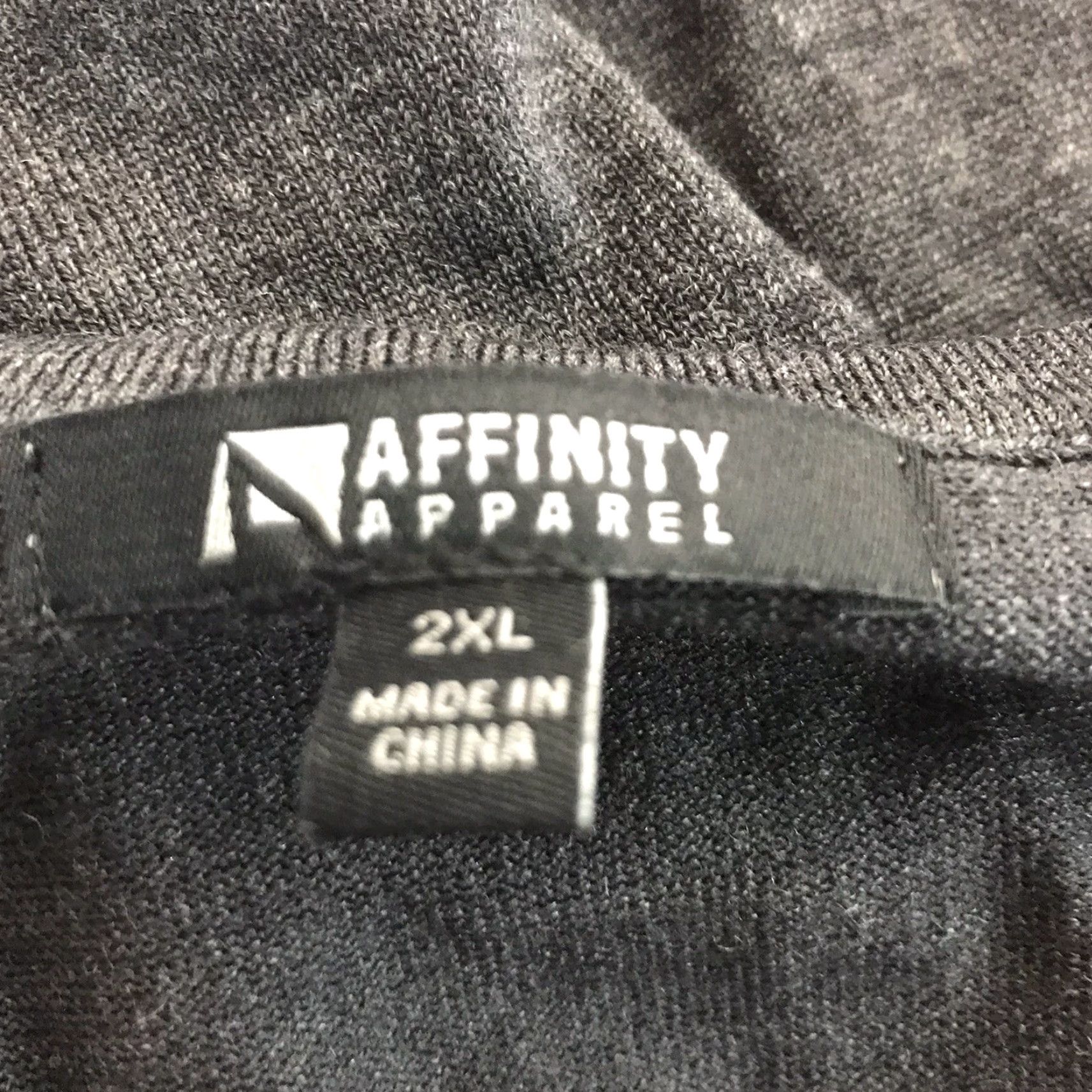 Vintage Affinity Apparel Mens Sweater Vest 2X Solid Gray Wool Blend V-Neck Casual Business Travel Size US XXL / EU 58 / 5 - 4 Thumbnail