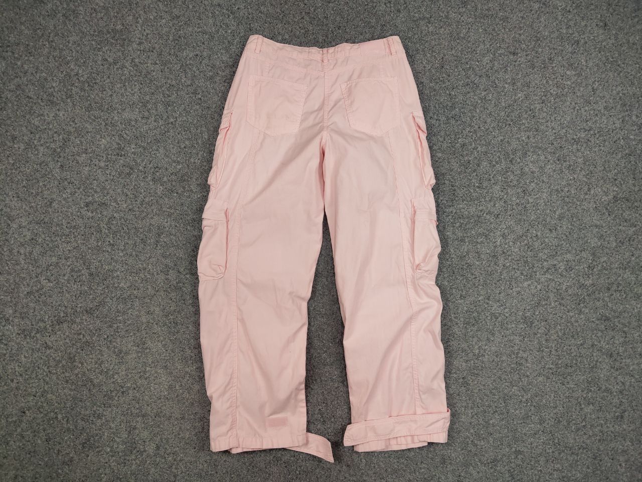 Hysteric Glamour Vintage If Six Was Nine Style Y2K Pink Parachute Cargo Pants Size 30" / US 8 / IT 44 - 12 Thumbnail