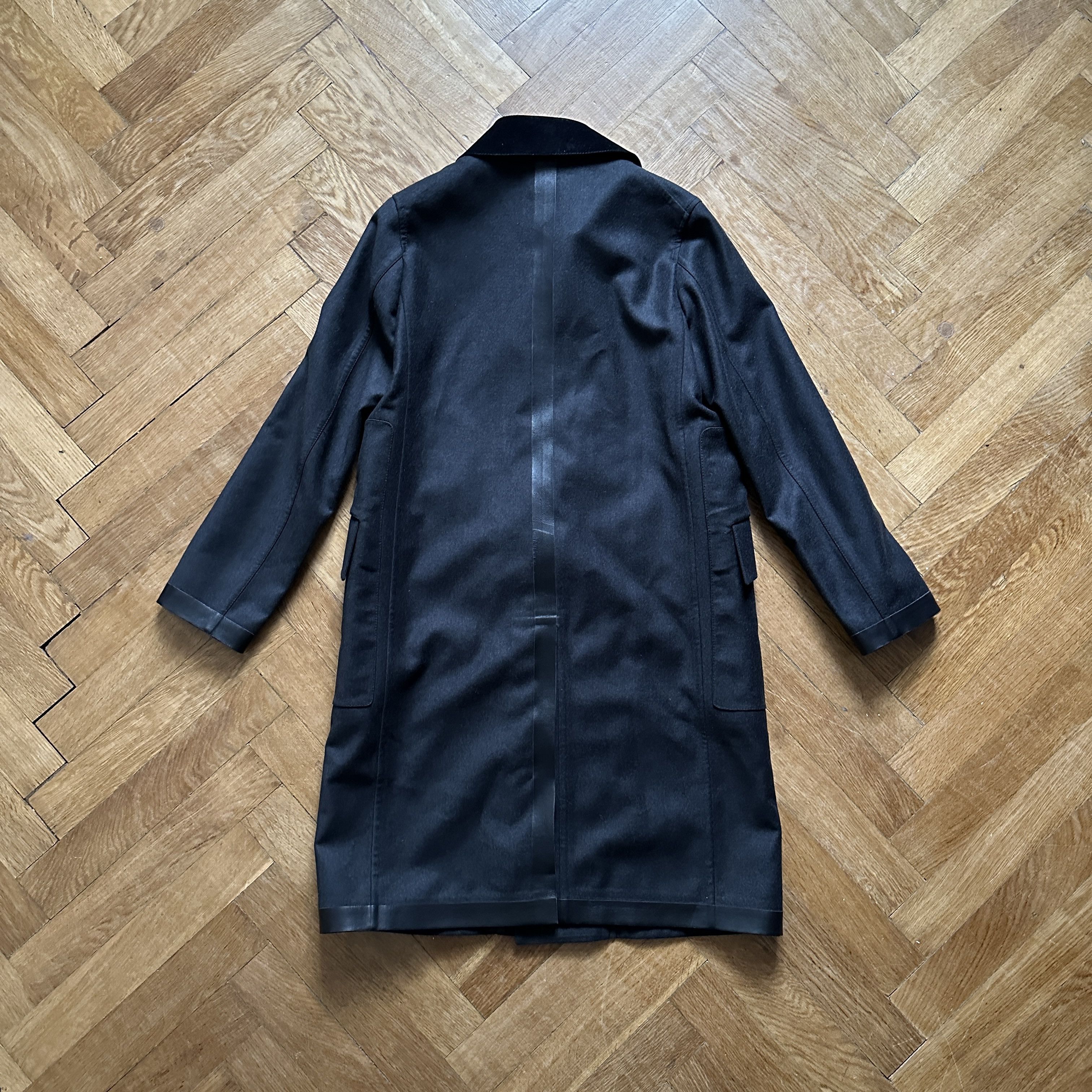 Berluti FW17 Prototype Grey Corduroy Collar Coat Size US S / EU 44-46 / 1 - 2 Thumbnail