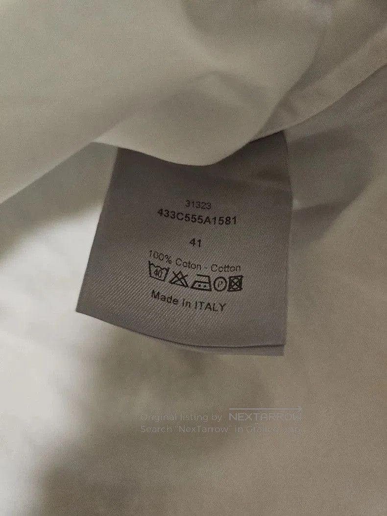 Dior Dior White Long Sleeve Button Up Shirt. Size US M / EU 48-50 / 2 - 5 Thumbnail