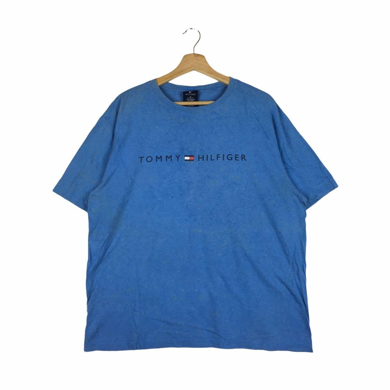 Tommy Hilfiger Vtg TOMMY HILFIGER Spell Out Big Logo Sailing Gear Blue Size US M / EU 48-50 / 2 - 1 Thumbnail