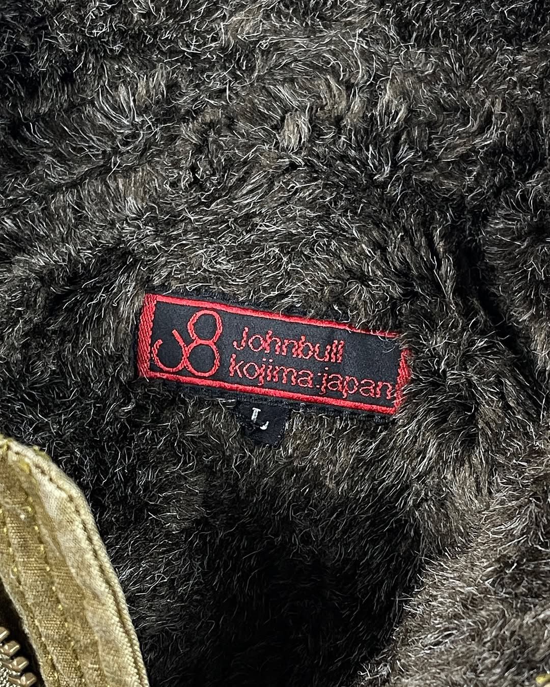 Japanese Brand Vintage Johnbull Kojima B-3 Fleece Jacket Size US L / EU 52-54 / 3 - 7 Thumbnail