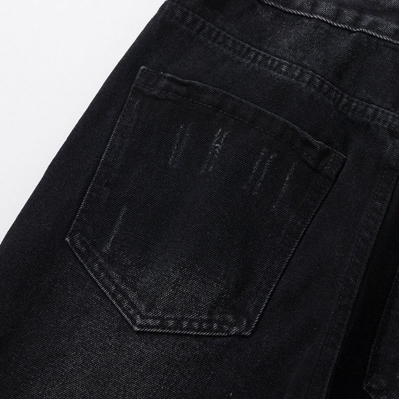 Jean American high street retro loose straight leg jeans for men Size US 32 / EU 48 - 4 Thumbnail