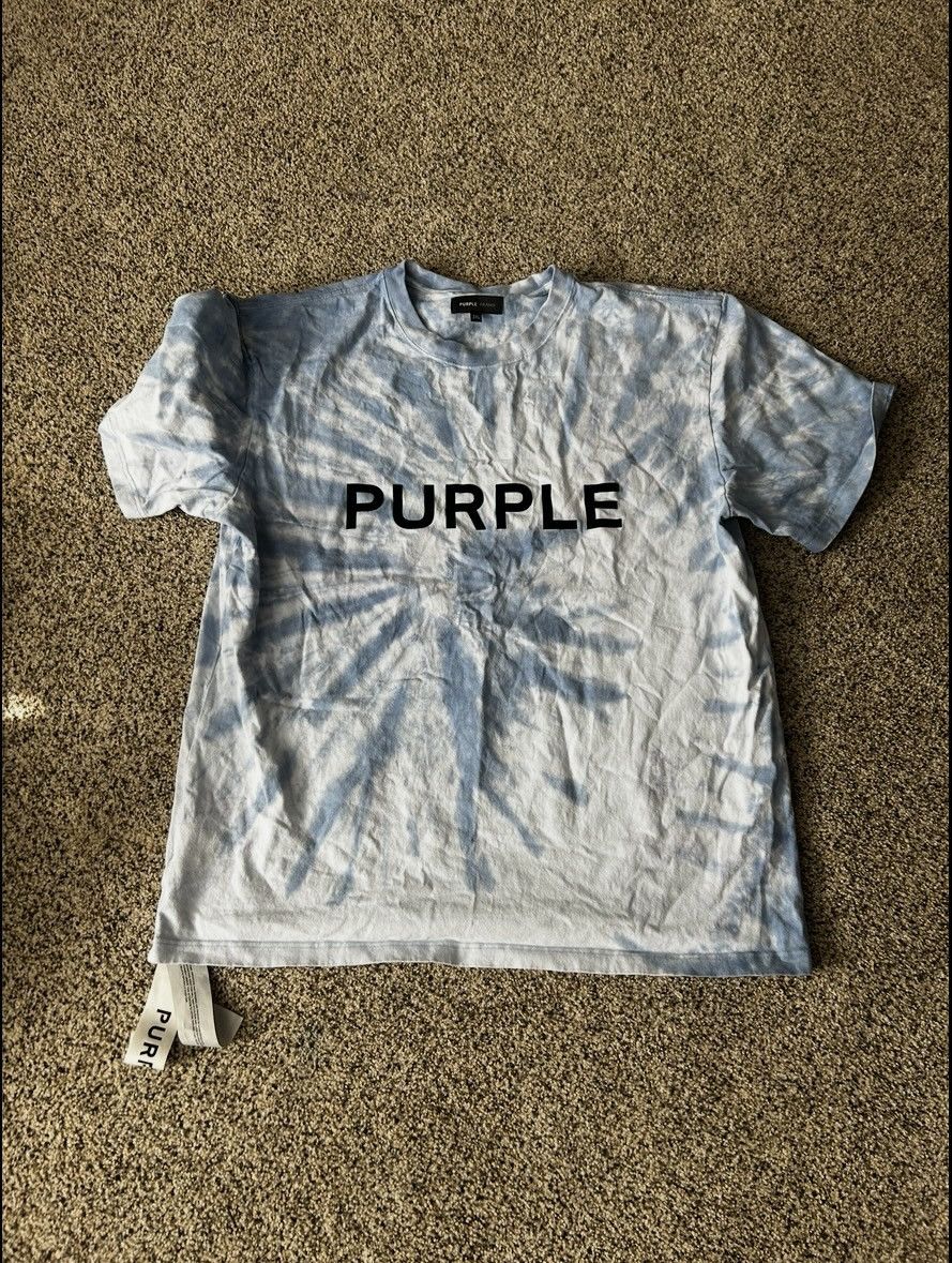 Purple Brand Purple Logo Tie Dye Shirt Size US XXL / EU 58 / 5 - 1 Thumbnail