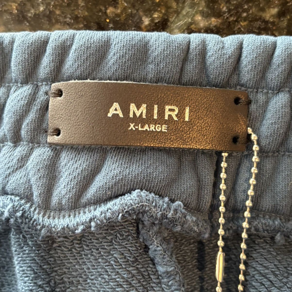 Amiri Amiri Blue MA Bar Logo Shorts Size XL Size US 36 / EU 52 - 3 Thumbnail