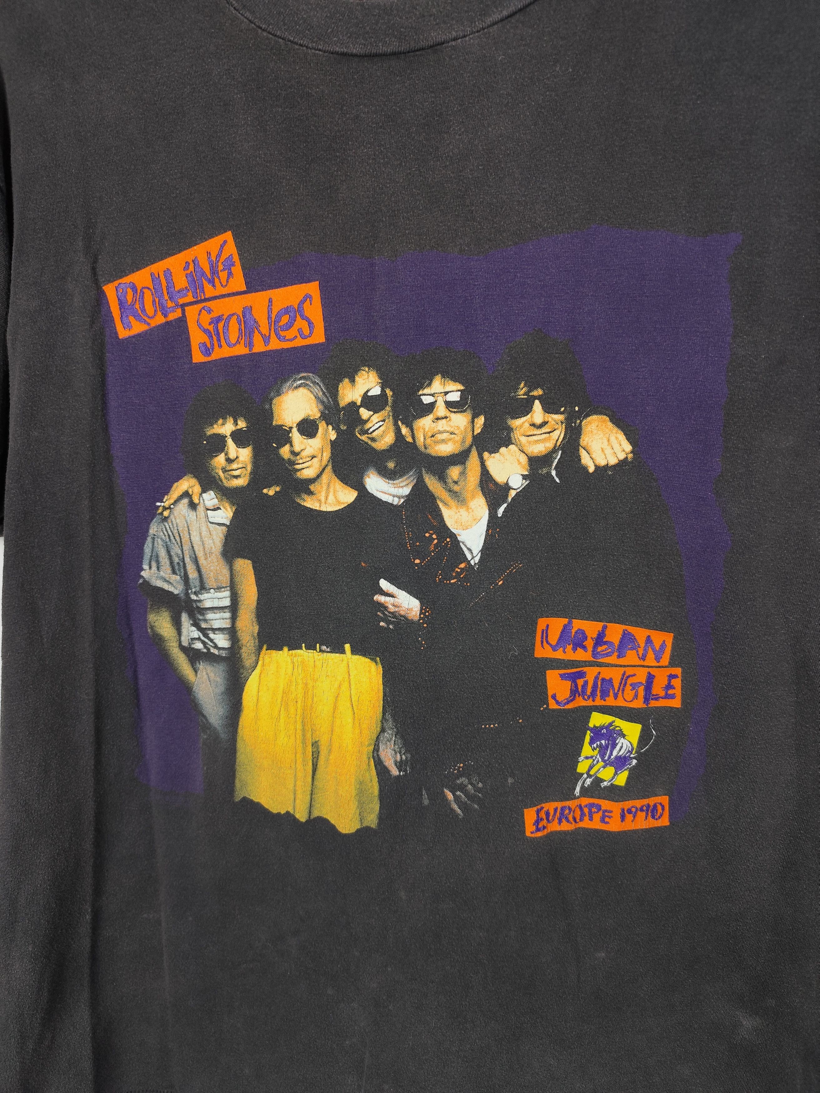 Band Tees Vintage band rock 1990 The Rolling Stones Urban Jungle Tee Size US XL / EU 56 / 4 - 2 Thumbnail
