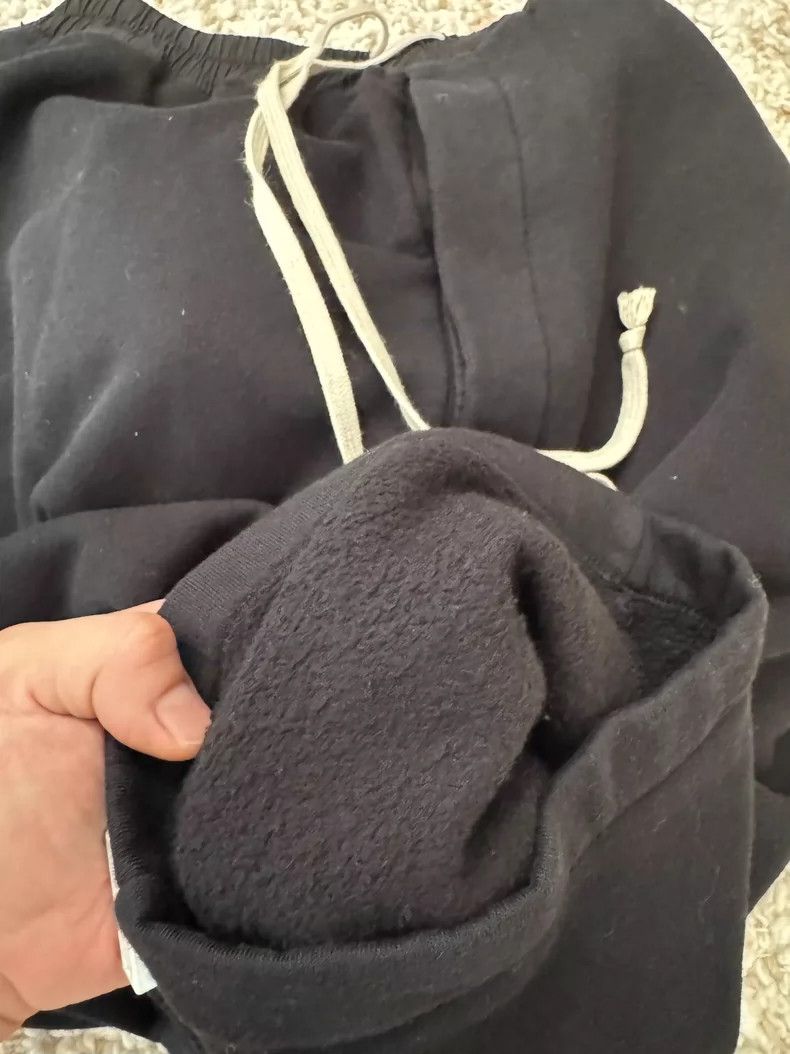 Rick Owens Rick Owens size xs Traditional black Terry shorts Size US 28 / EU 44 - 7 Thumbnail