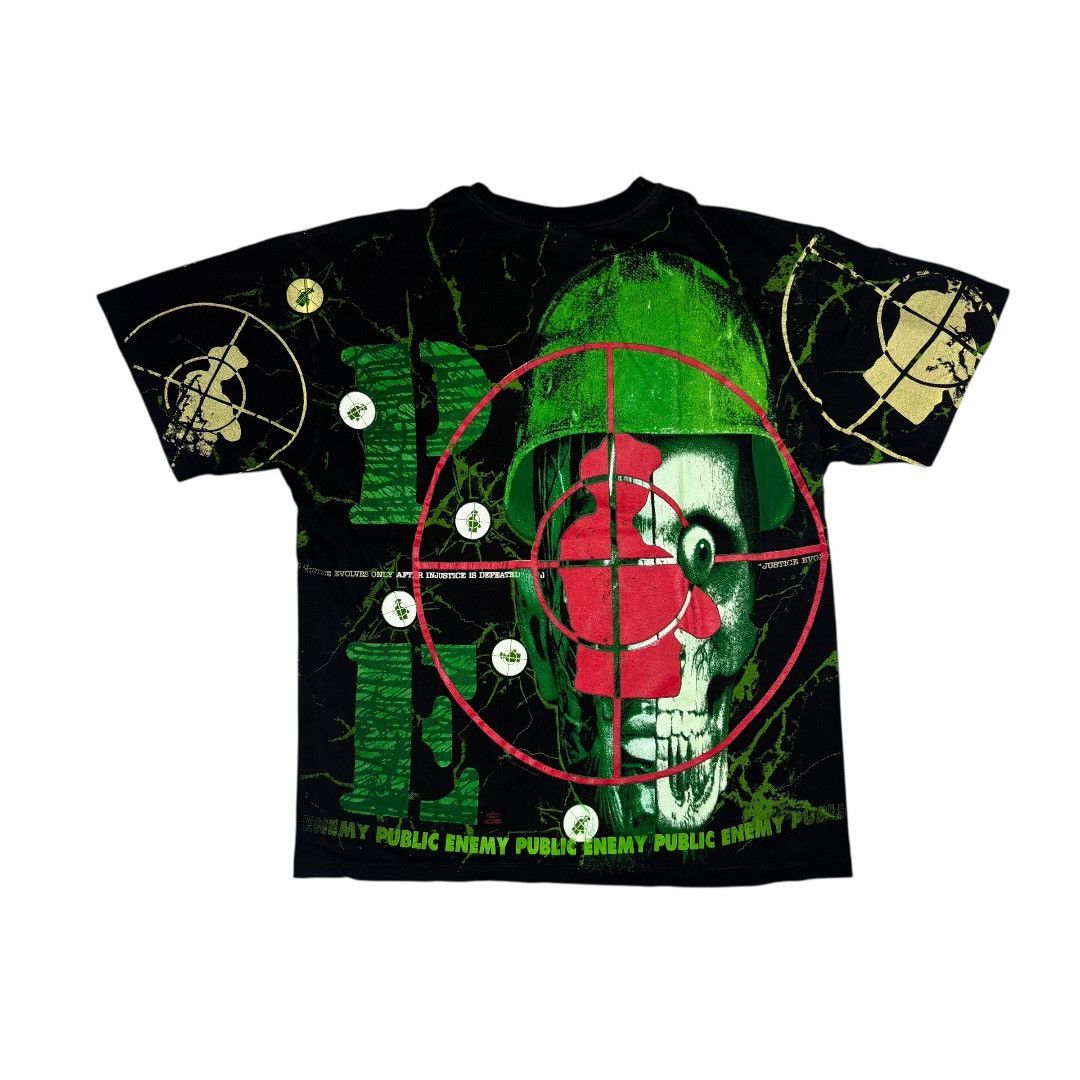Public Enemy Original vintage Public Enemy - Justice evolves Ovp 1992 Size US L / EU 52-54 / 3 - 2 Thumbnail