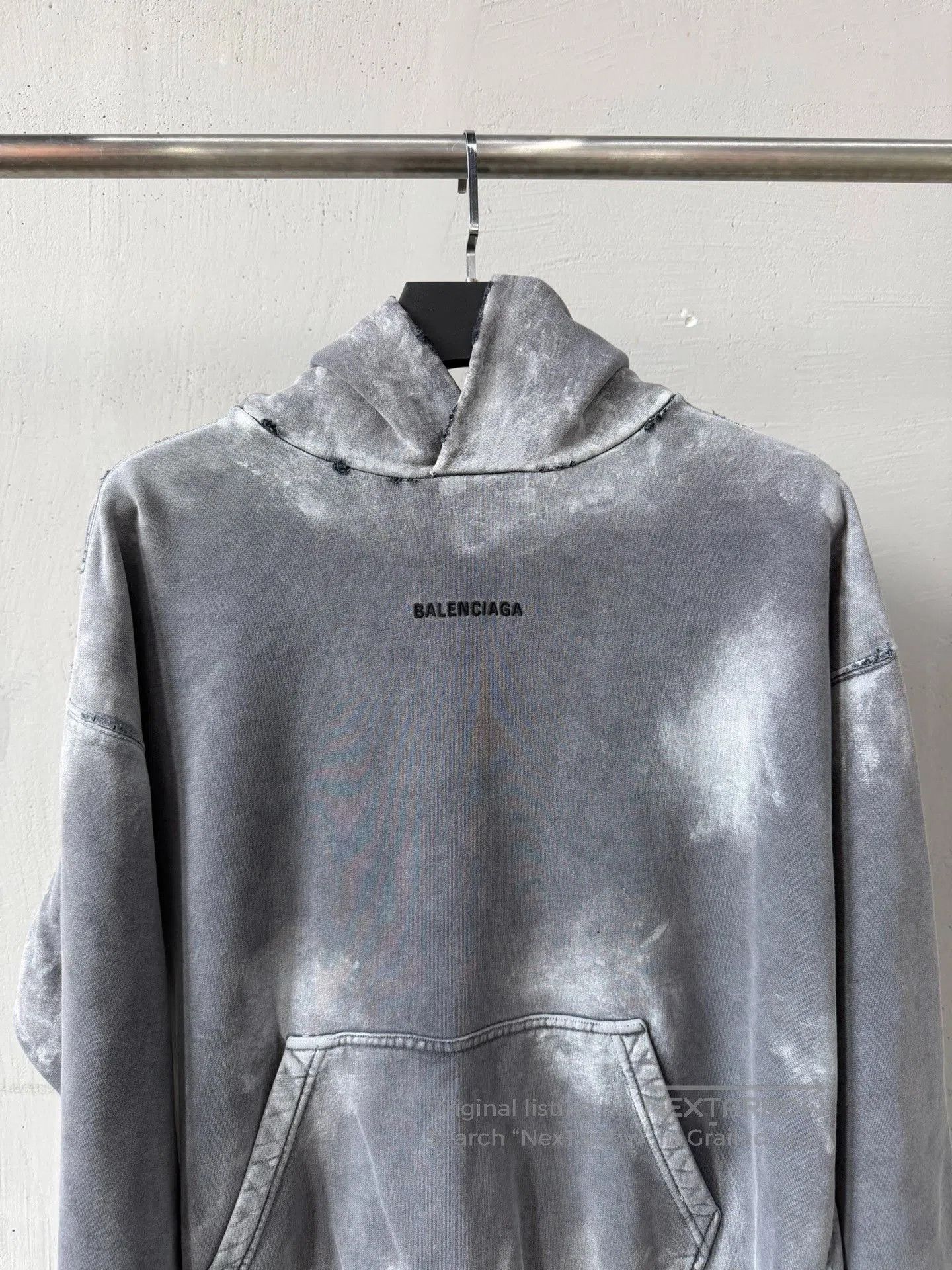 Saint Laurent Paris Balenciaga Gray Tie. Size US S / EU 44-46 / 1 - 2 Thumbnail