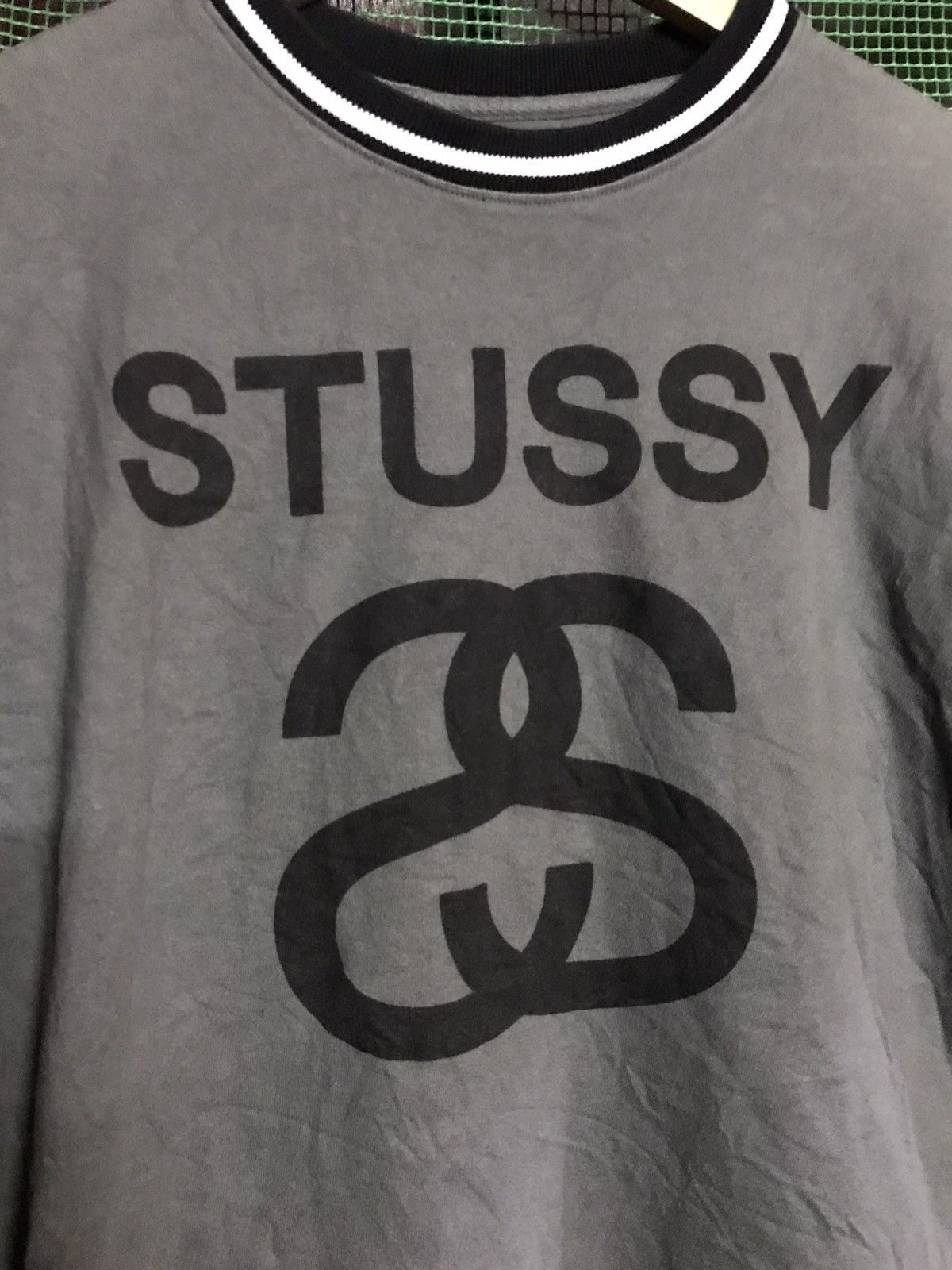 Stussy Stussy 3q Big Logo Crewneck Tee Size US S / EU 44-46 / 1 - 3 Thumbnail